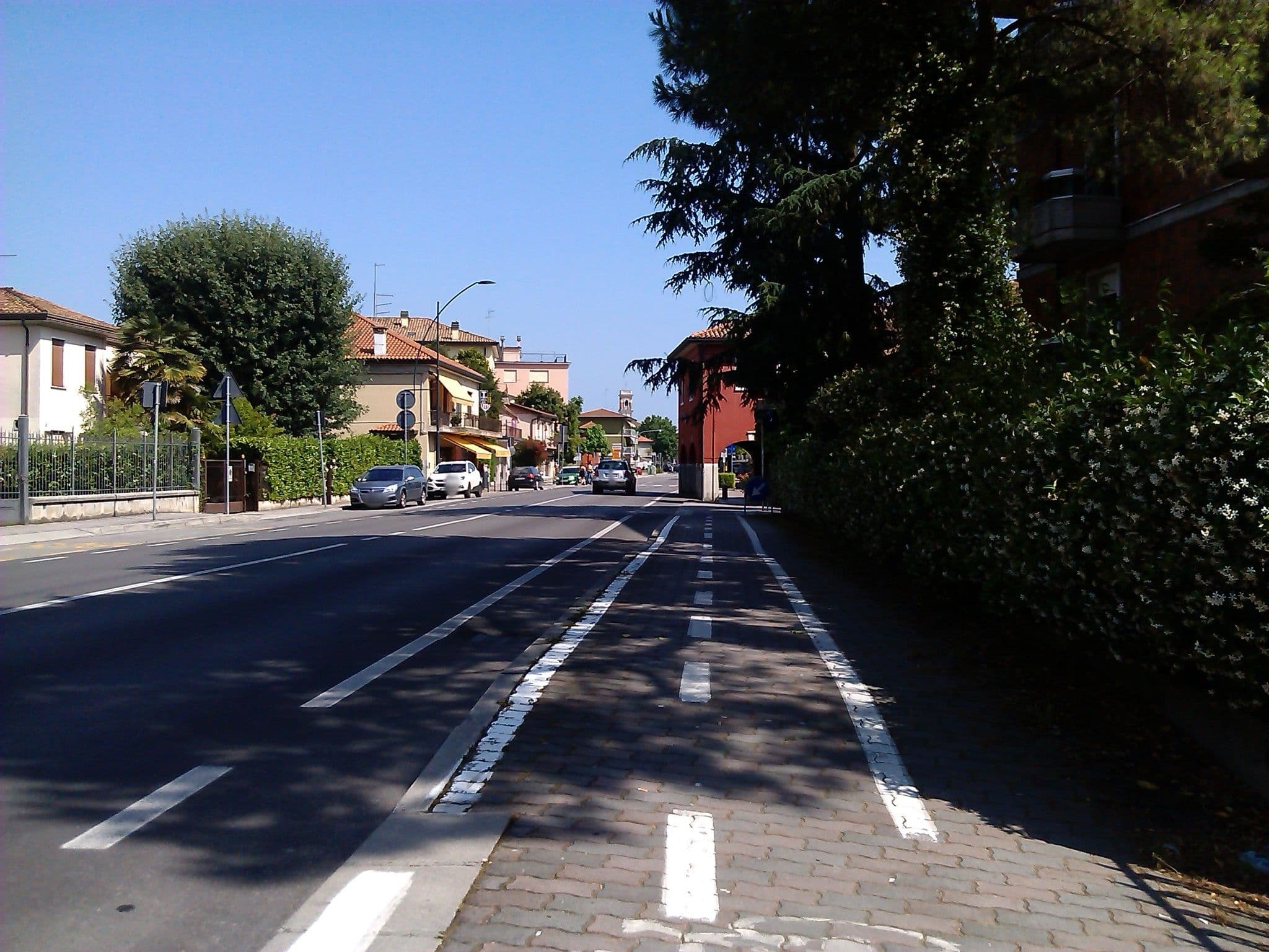Street view near Hotel Antico Moro, Zelarino — © changchun1 (CC BY-SA · Mapillary)