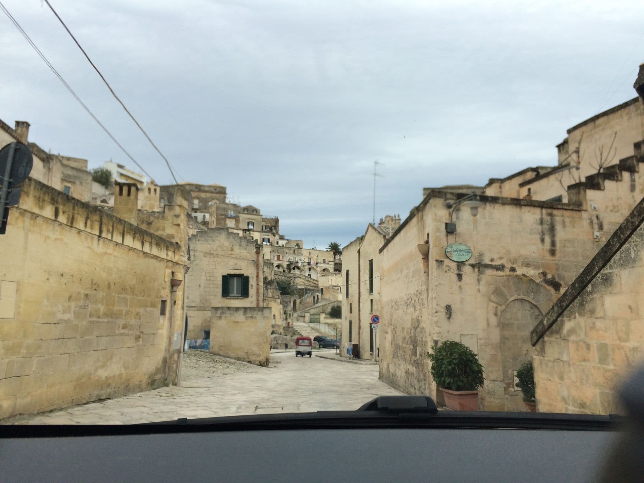 Street view near The house of Metellus, Matera