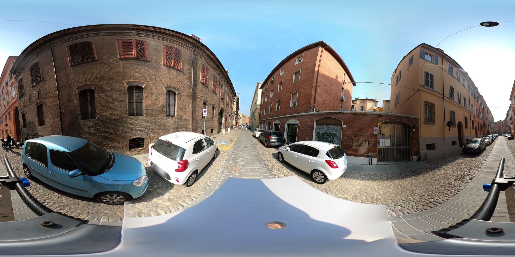 Street view near Appartamento Pekoe, Modena — © wegavision (CC BY-SA · Mapillary)