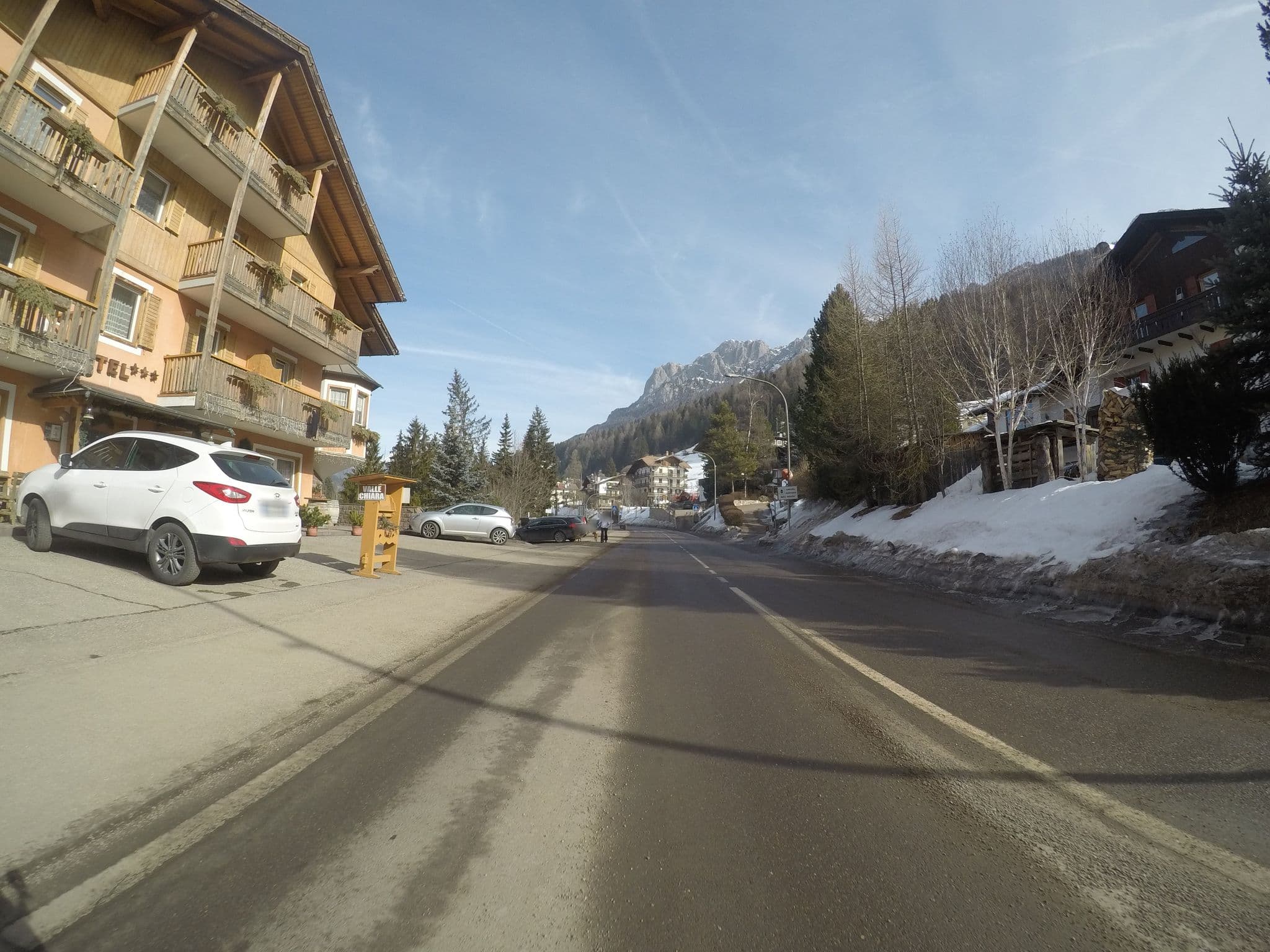 Street view near HOTEL VALLECHIARA 3 STELLE, Moena — © chrisbeddow (CC BY-SA · Mapillary)