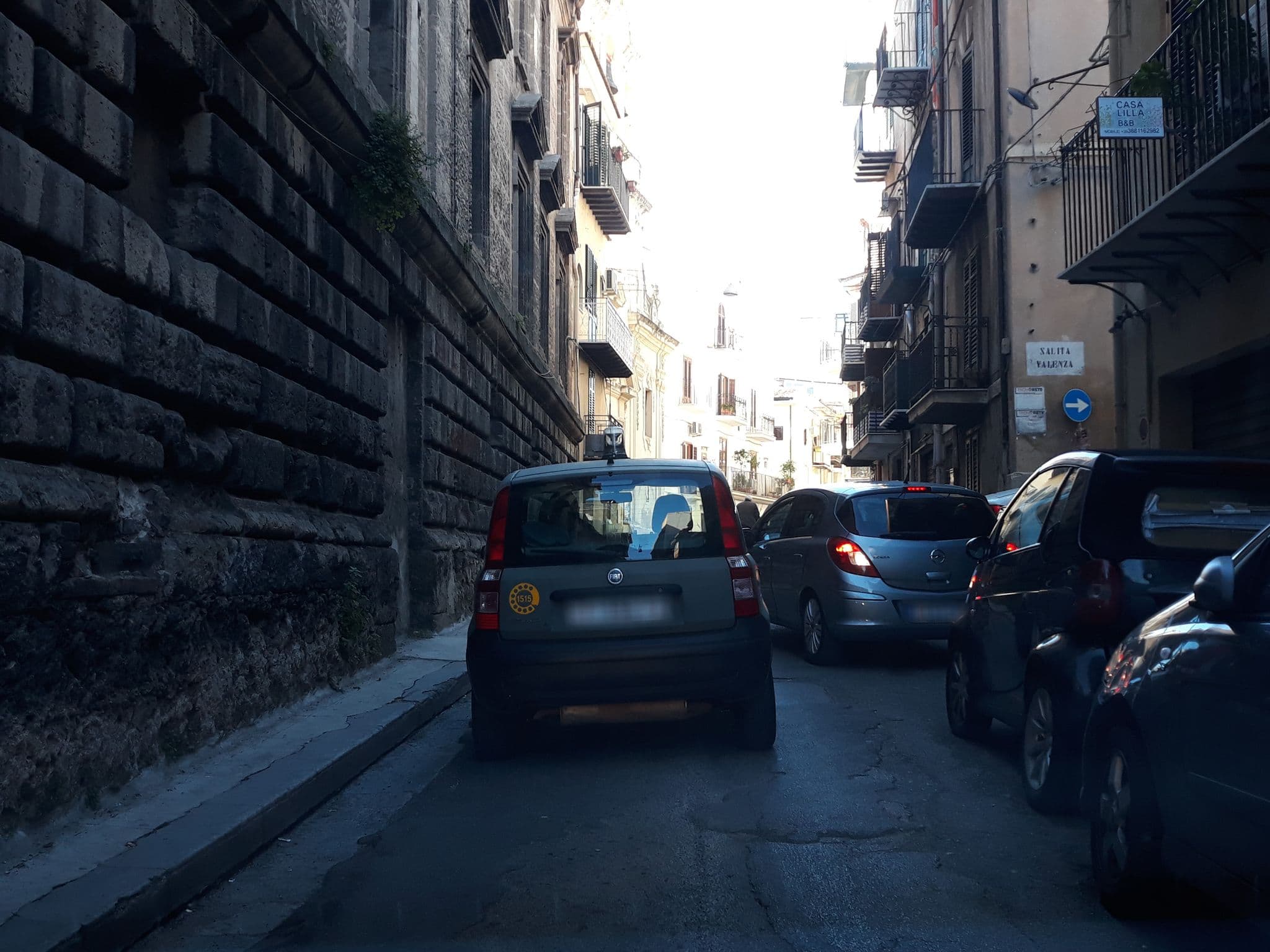 Street view near B&B Casa Lilla, Monreale — © roberto_inzerillo (CC BY-SA · Mapillary)