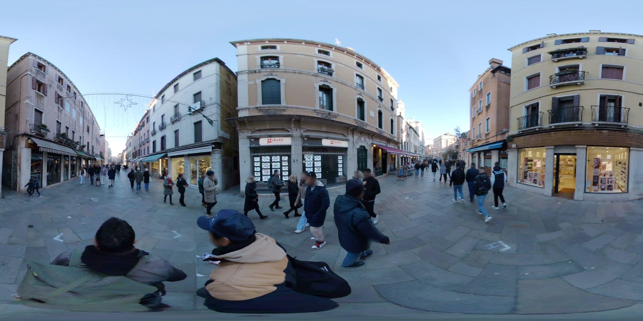 Street view near Hotel Bernardi, Venice