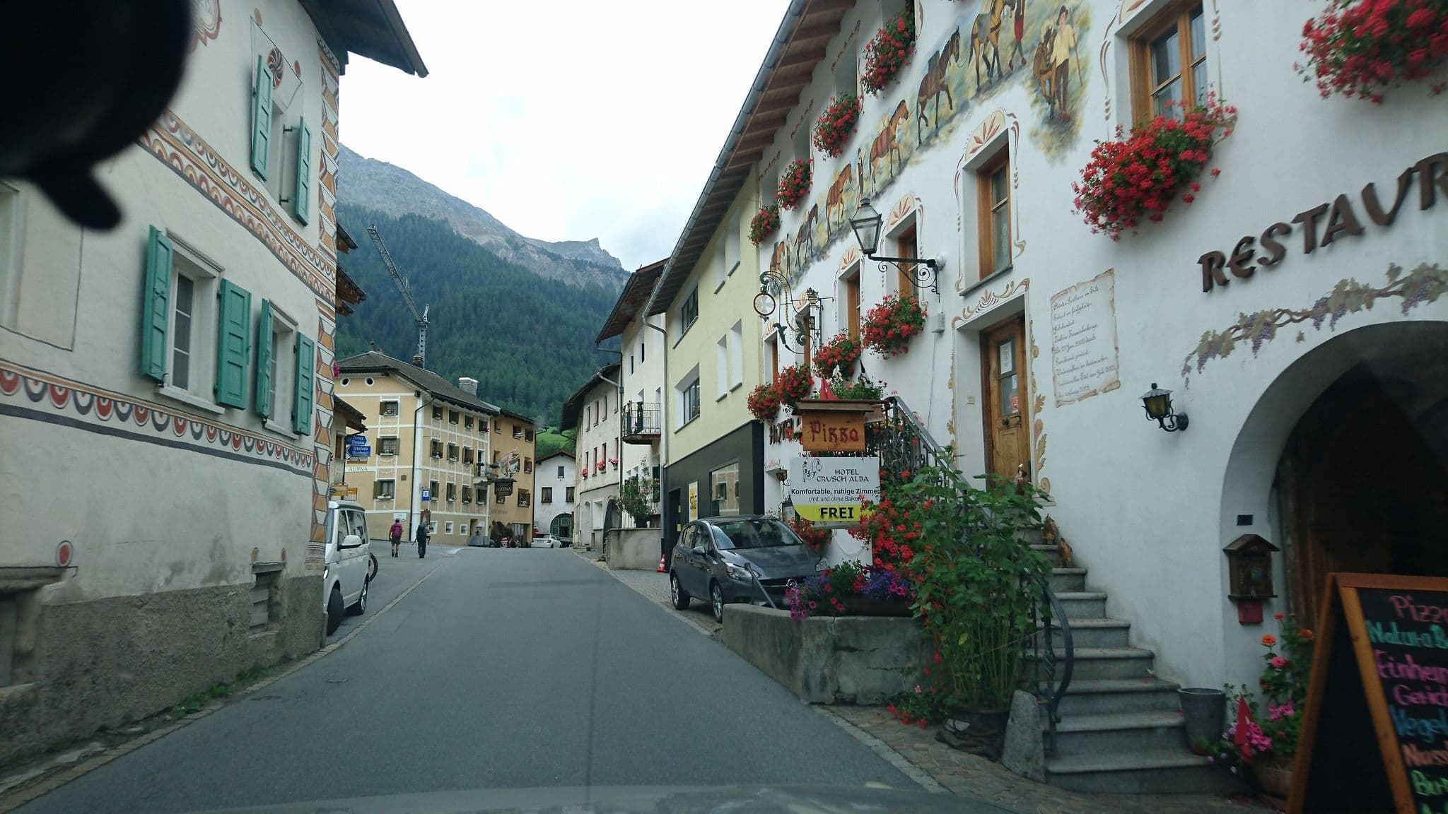 Street view near Crusch Alba, Scuol