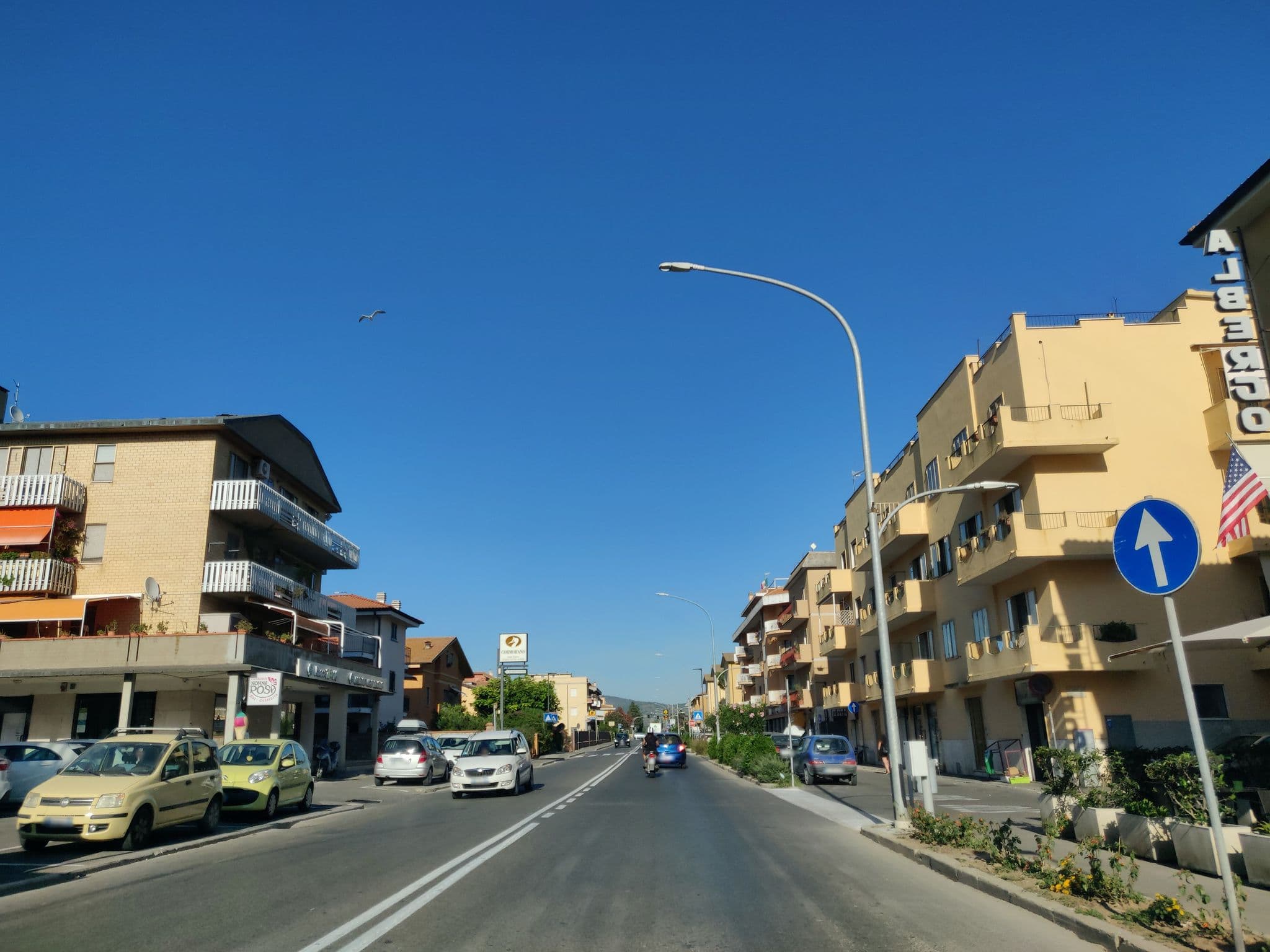 Street view near Hotel la Perla, Orbetello — © panbauletto (CC BY-SA · Mapillary)
