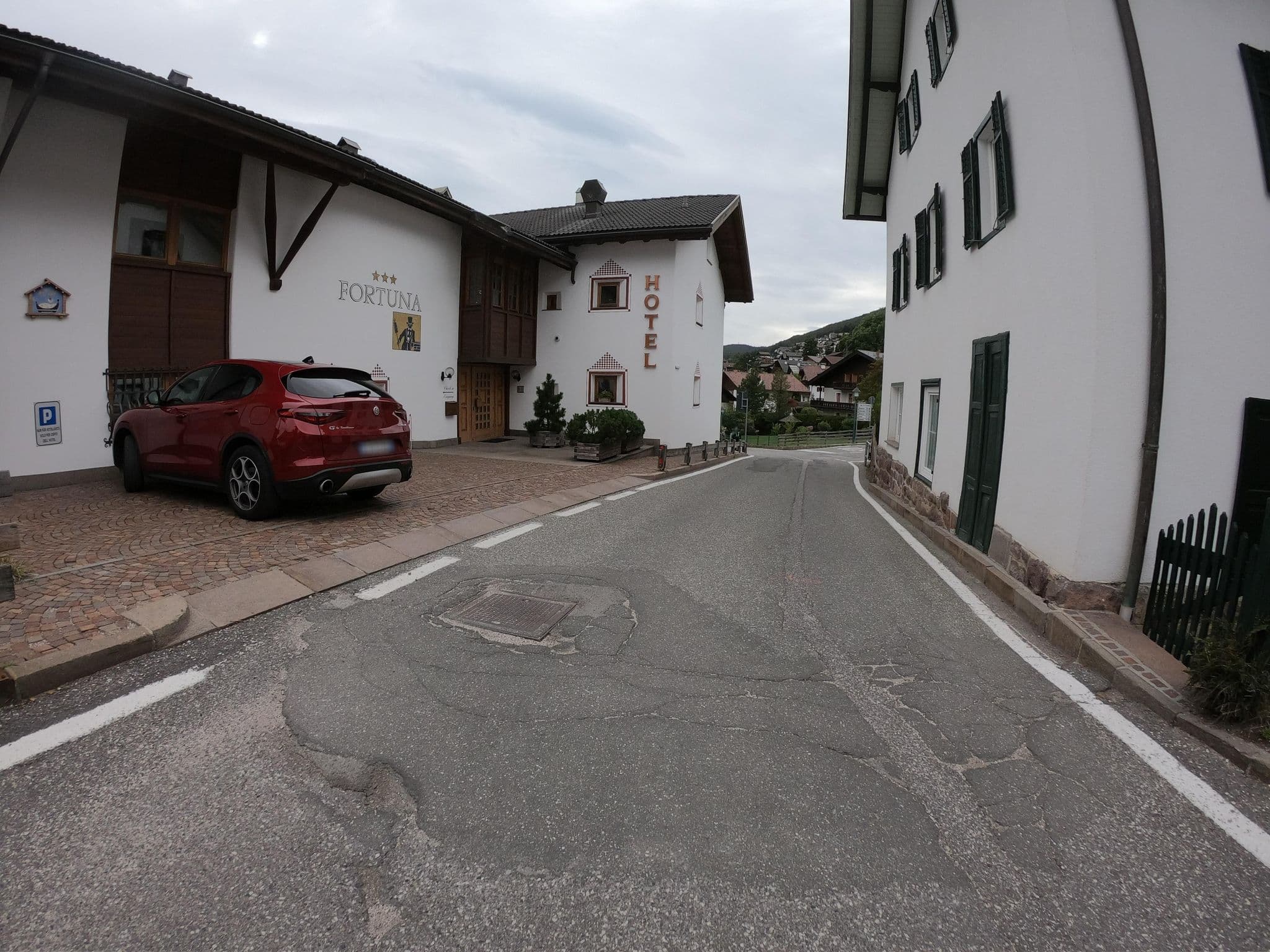 Street view near Hotel Fortuna, Ortisei