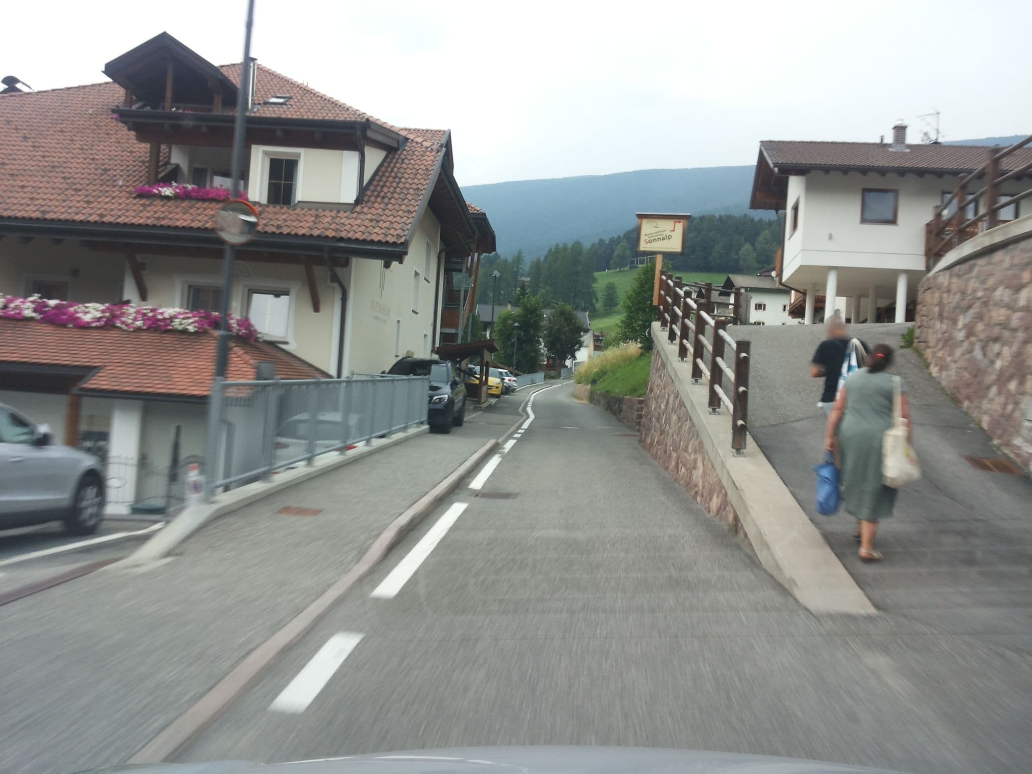Street view near Pension Sonnalp, Ortisei