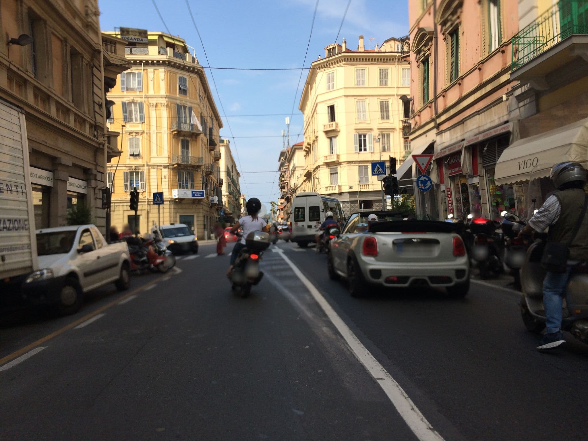Street view near HOTEL ALBERGO MALIBU', Sanremo — © cxc (CC BY-SA · Mapillary)