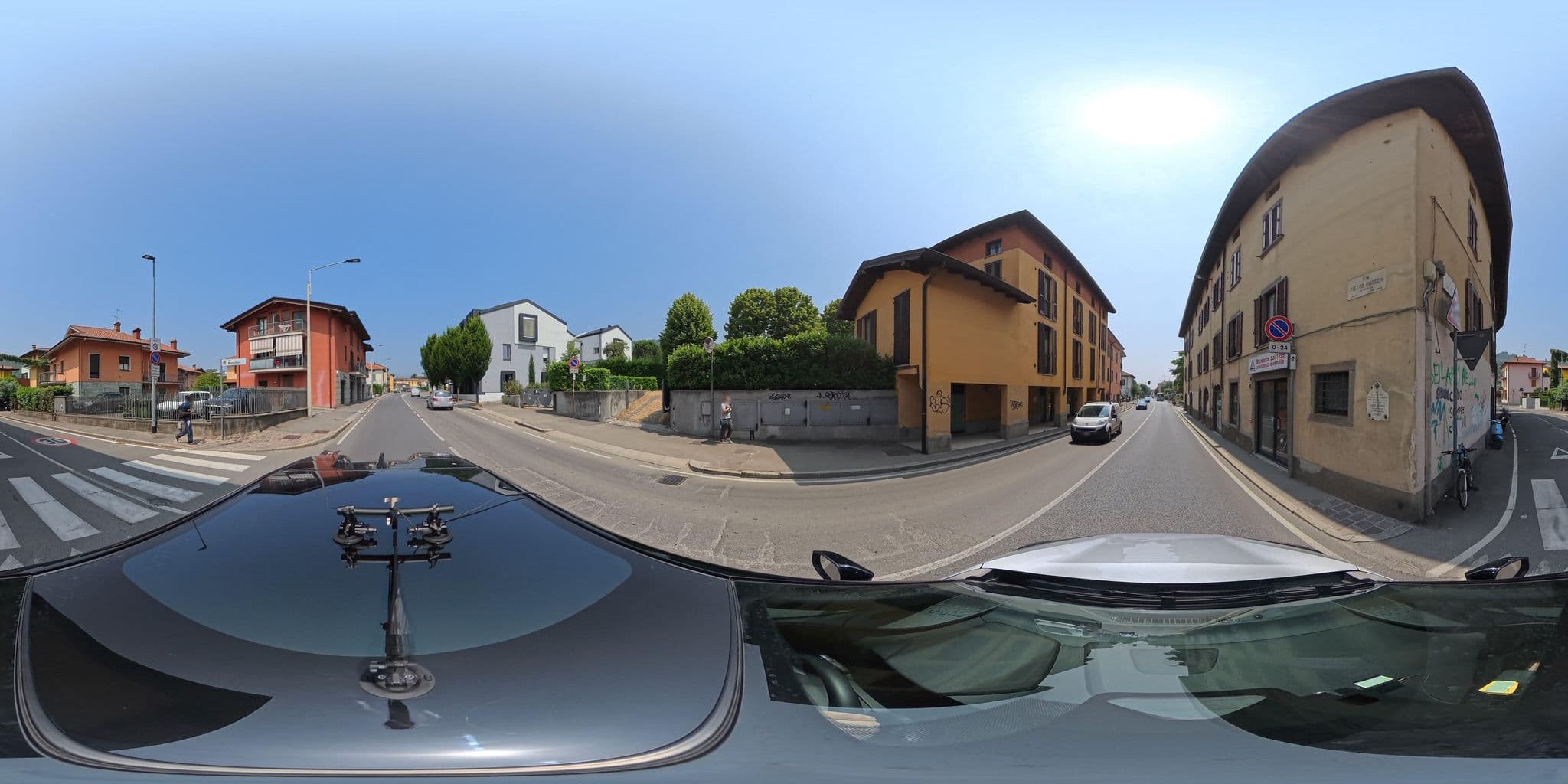 Street view near Bergamum F.L., Ponteranica — © Polinomia (CC BY-SA · Mapillary)