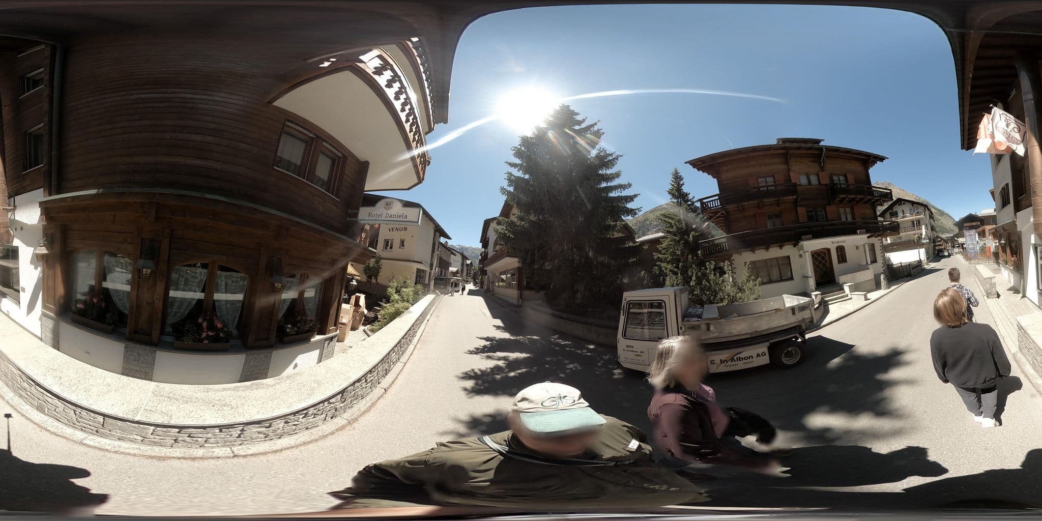 Street view near Hotel Daniela, Zermatt