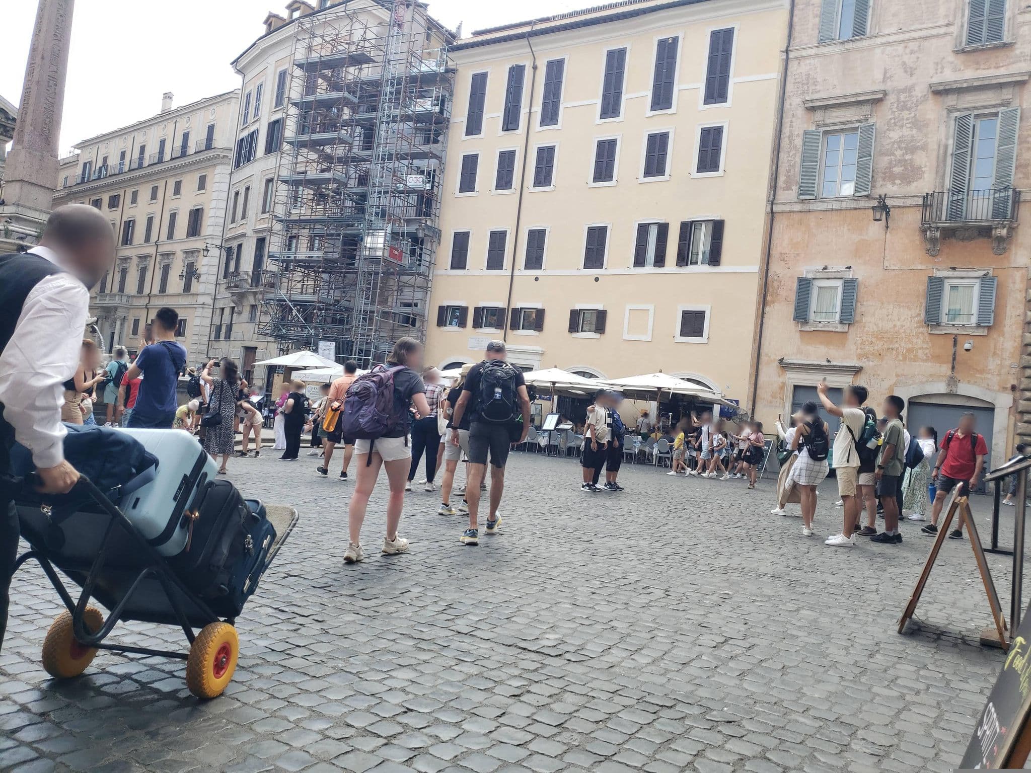 Street view near Pantheon Royal Suite, Sant'Eustachio — © mapfool (CC BY-SA · Mapillary)