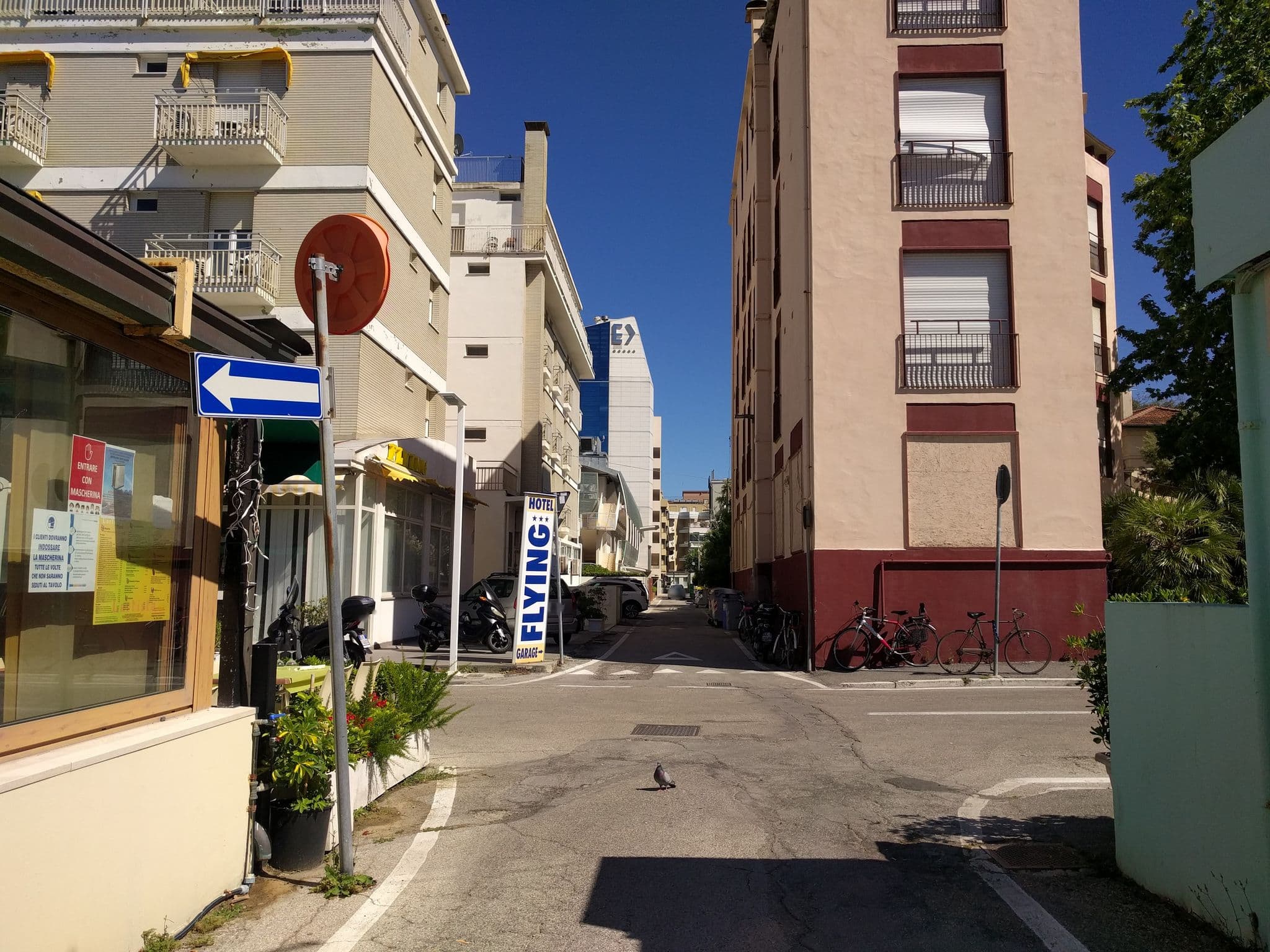 Street view near Hotel Vienna - Abba condhotel, Pesaro — © sorcrosc (CC BY-SA · Mapillary)