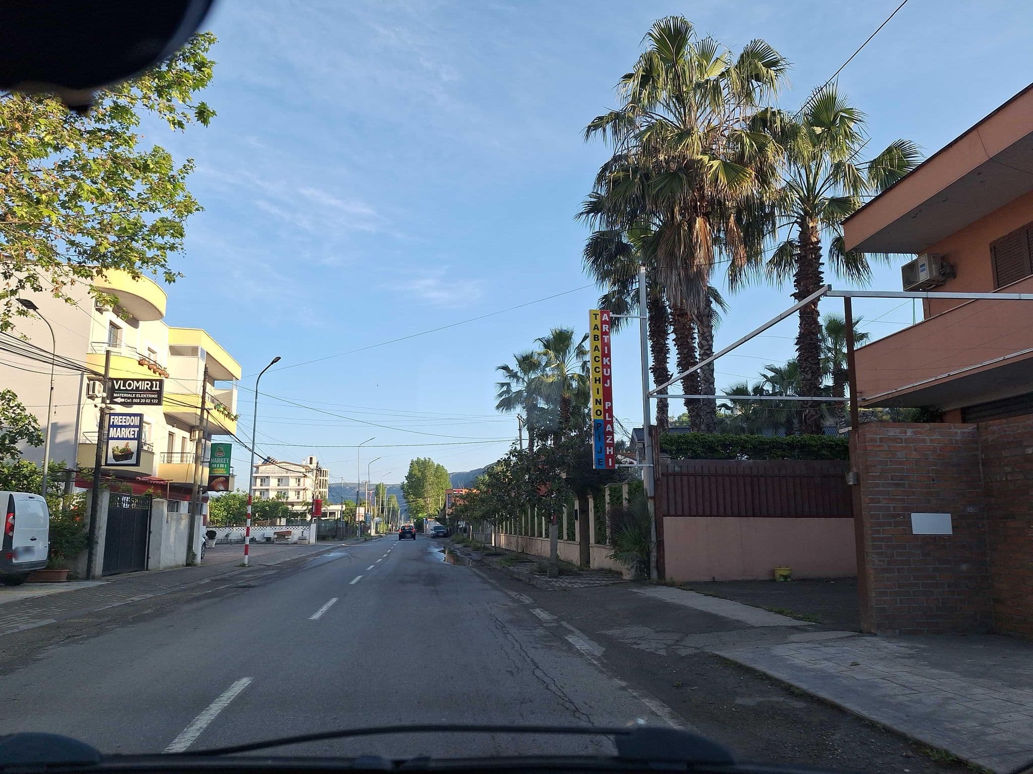 Street view near Hotel Freedom, Lezhë — © denisju_osm (CC BY-SA · Mapillary)