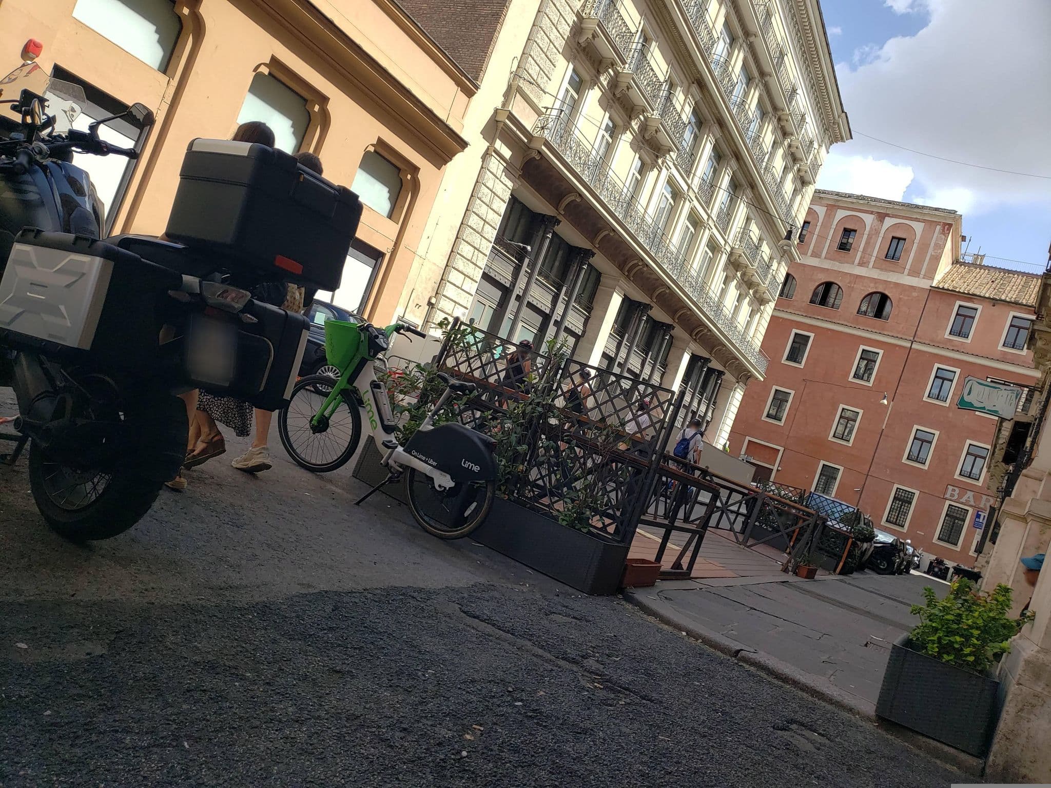 Street view near Hotel Maalot, Sant'Eustachio — © mapfool (CC BY-SA · Mapillary)