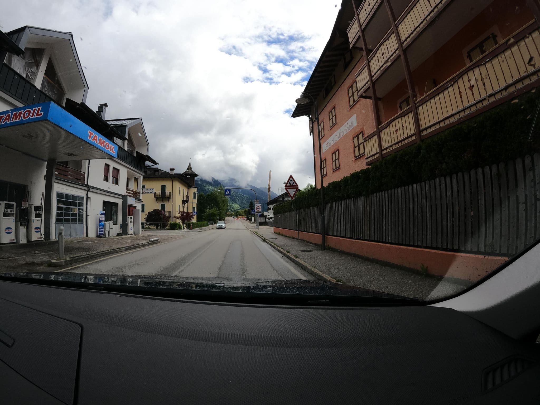Street view near Hotel Miramonti, Pinzolo