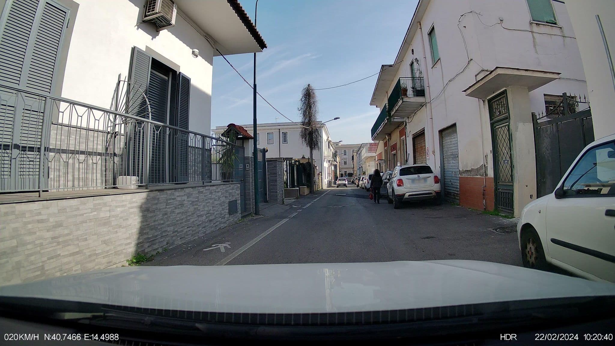 Street view near Gioielli House Pompei, Pompei — © Hrabroslav (CC BY-SA · Mapillary)