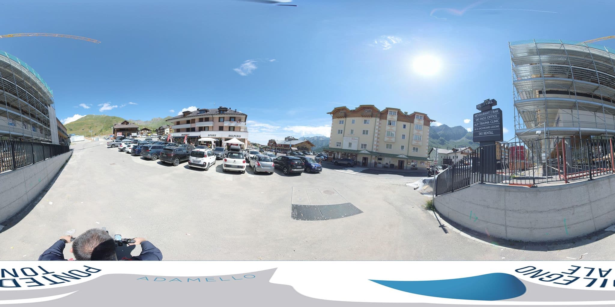 Street view near Sport Hotel Vittoria - Passo del Tonale, Ponte di Legno — © federicodebetto (CC BY-SA · Mapillary)
