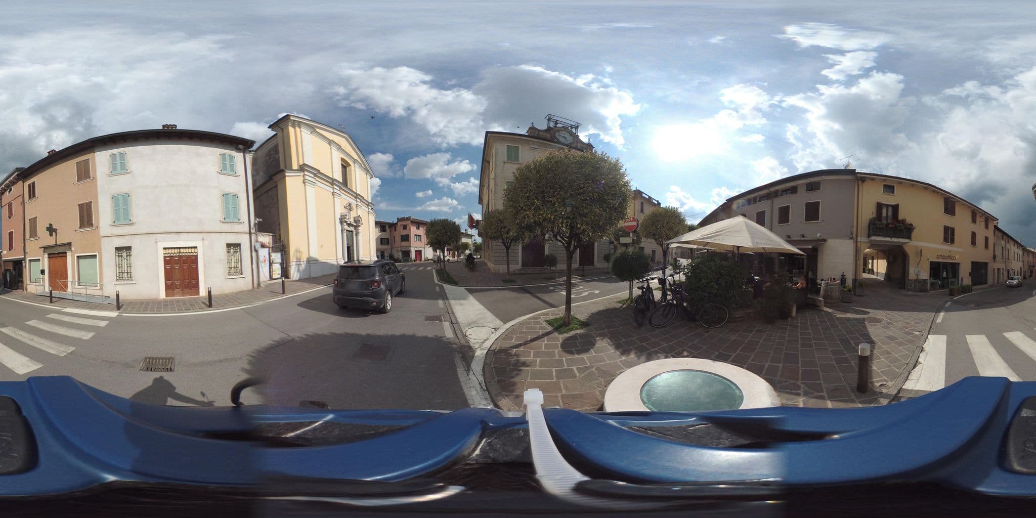 Street view near Hotel San Lorenzo, Pozzolengo — © giubar (CC BY-SA · Mapillary)