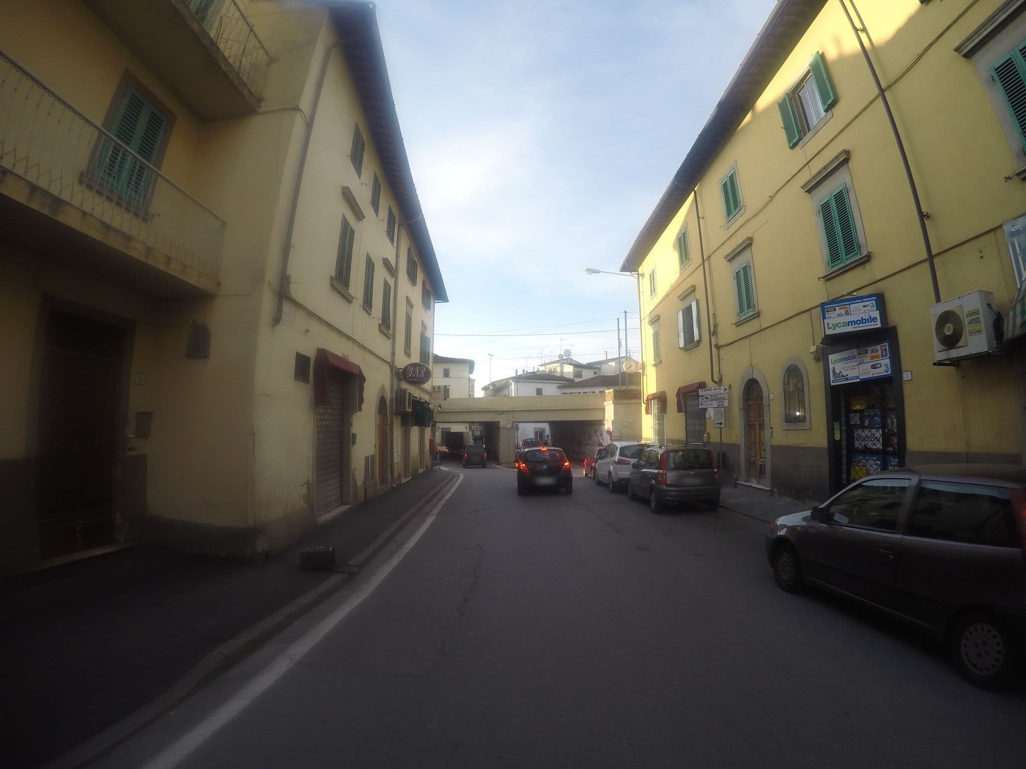 Street view near Hotel Toscana, Prato — © iltempe (CC BY-SA · Mapillary)