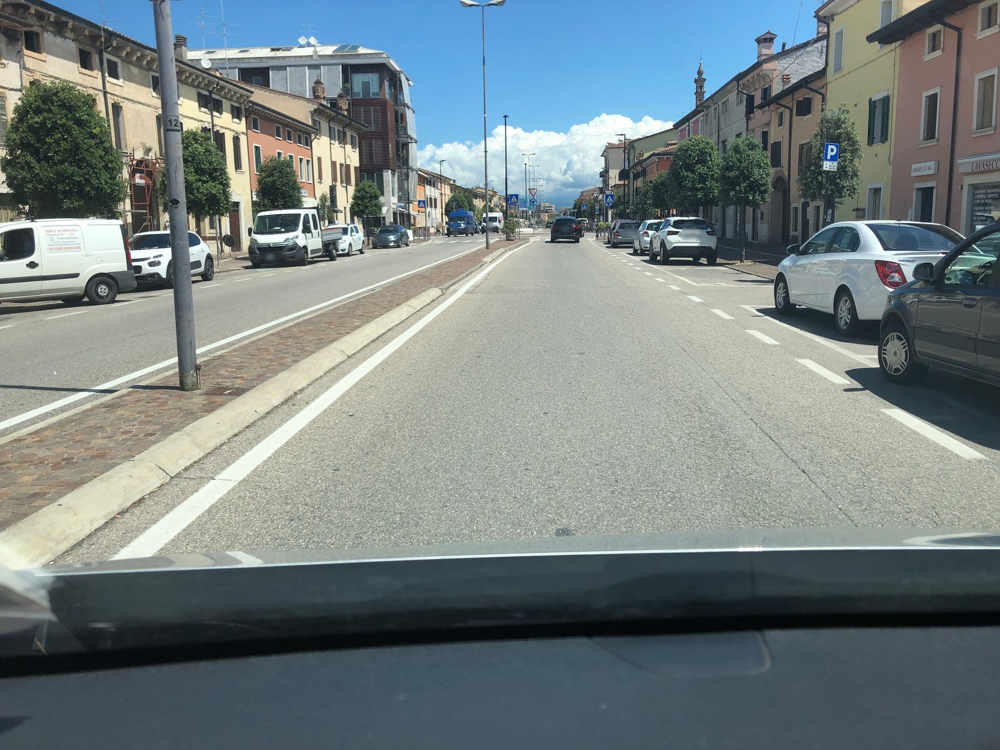 Street view near Il Pioniere, Villafranca di Verona — © pisul (CC BY-SA · Mapillary)