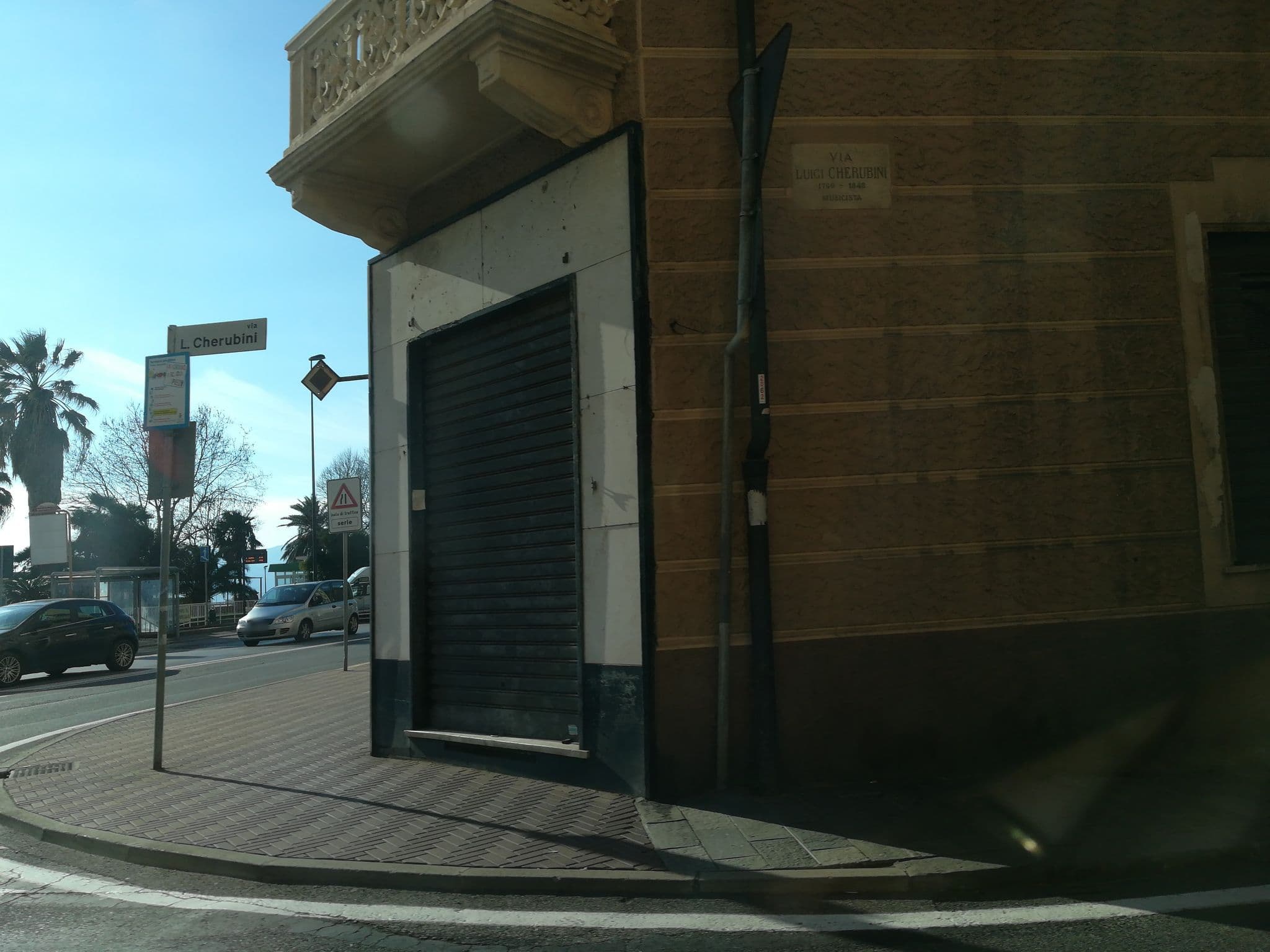 Street view near Luna Rooms, Savona — © gpanpas (CC BY-SA · Mapillary)