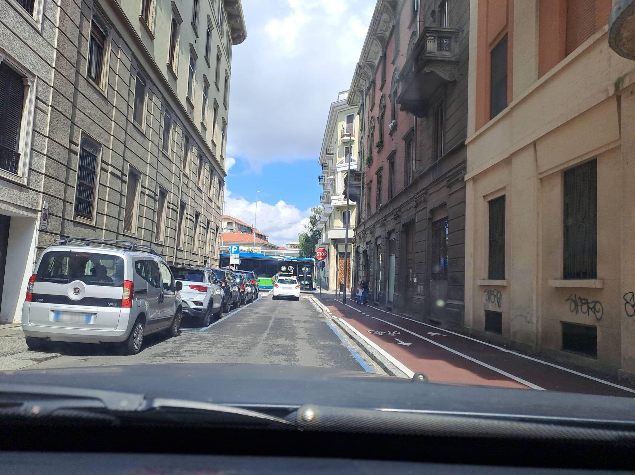 Street view near Minerva Guest House, Pavia — © gmarzio (CC BY-SA · Mapillary)