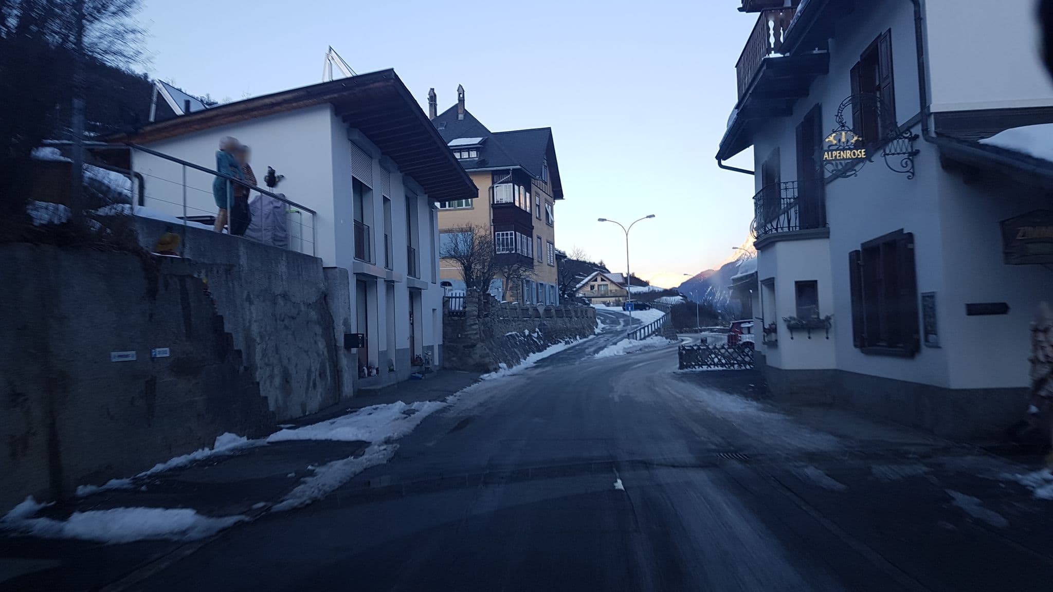 Street view near Grusaida, Scuol