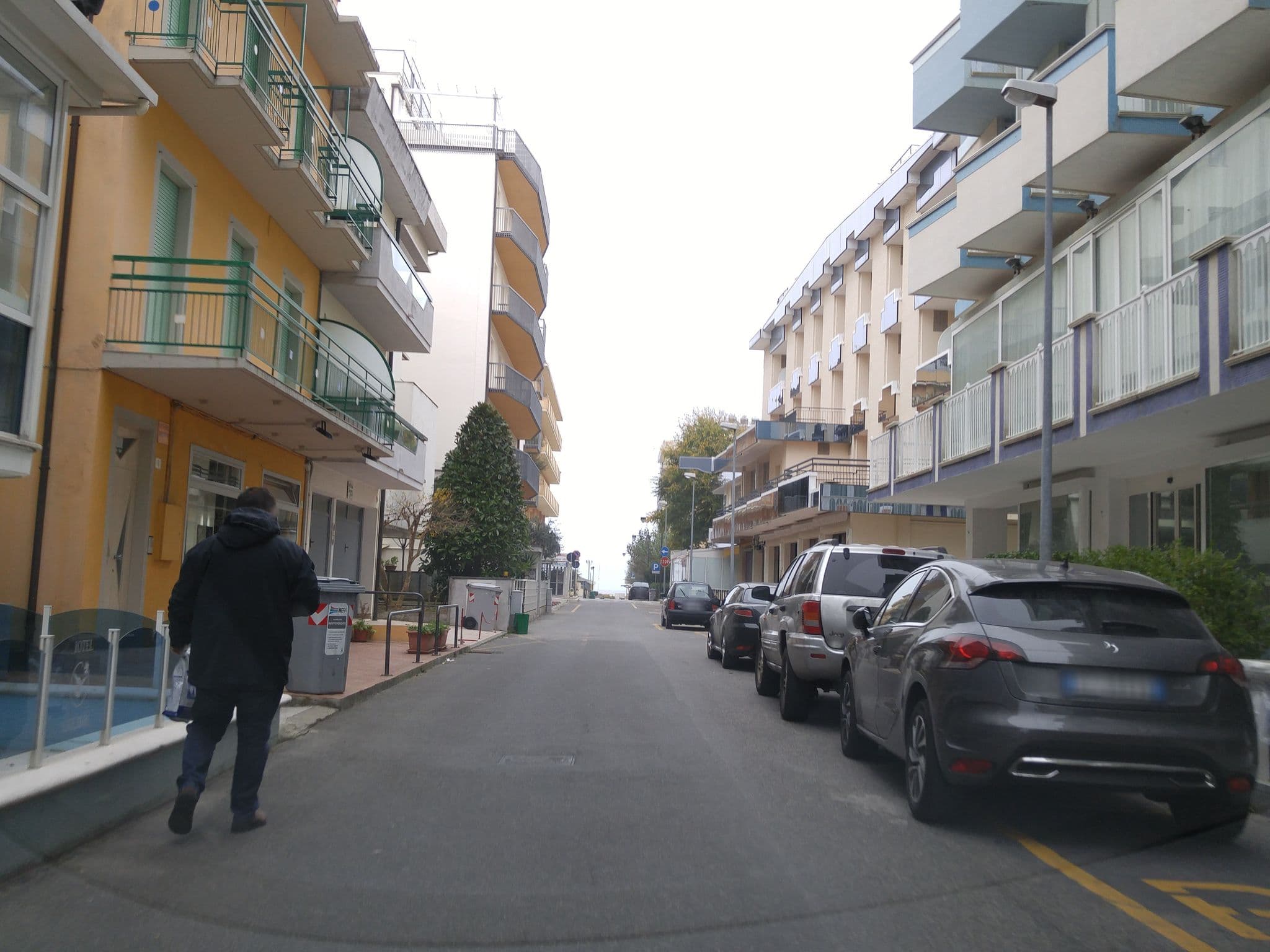 Street view near Hotel Colibri, Cattolica