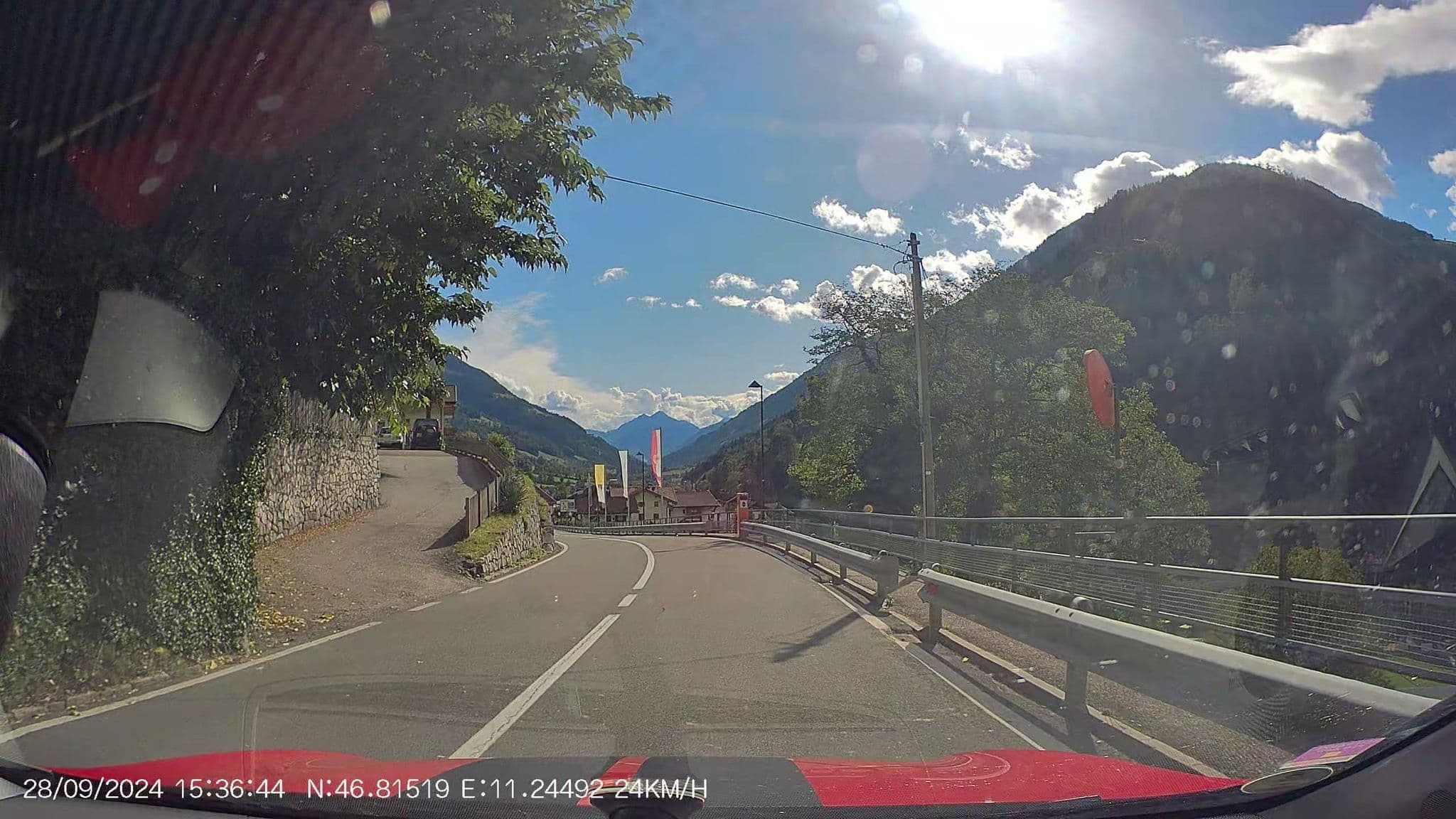 Street view near Pension Alpenhof, San Leonardo in Passiria — © AR88 (CC BY-SA · Mapillary)
