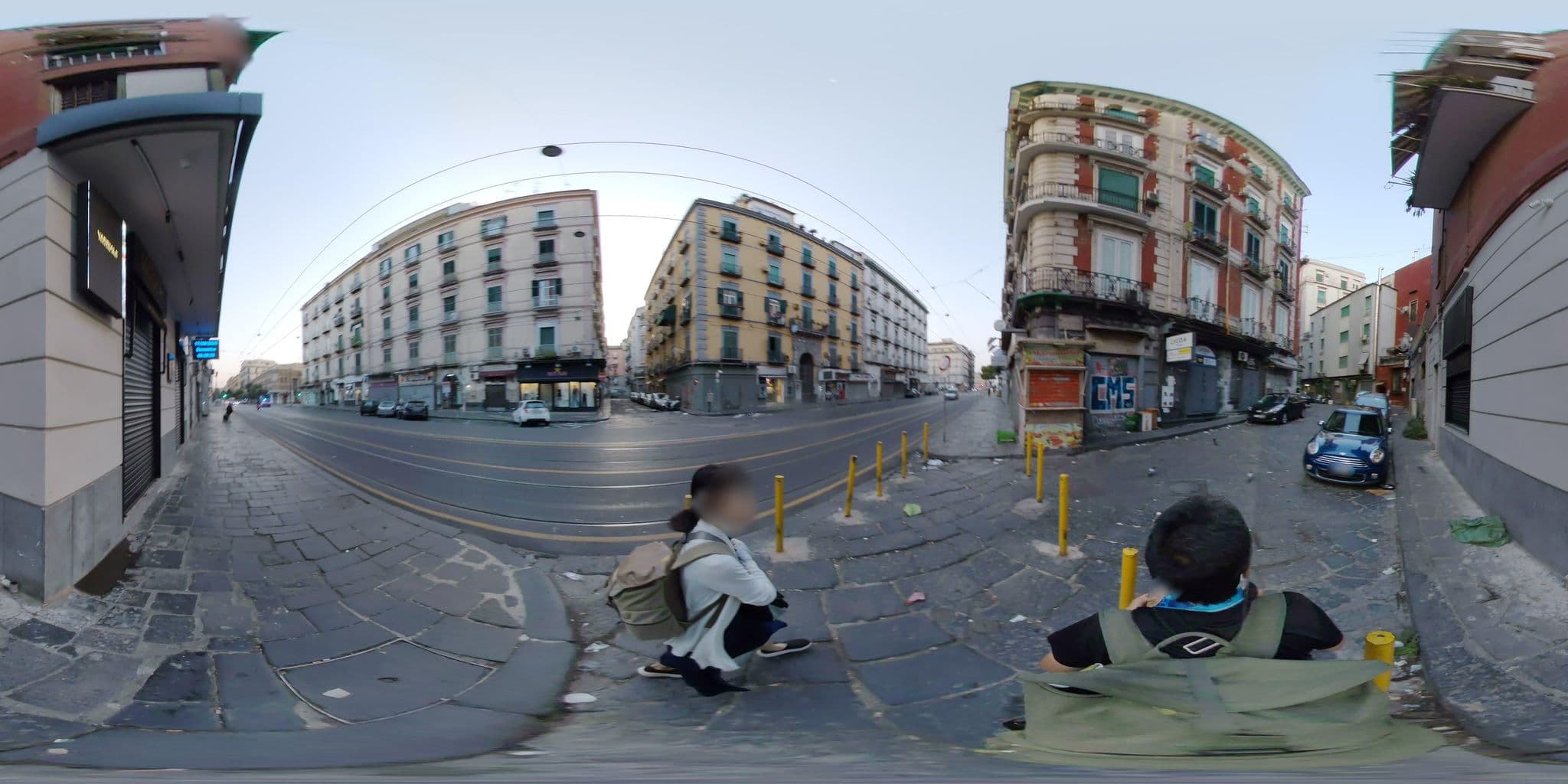 Street view near Napoli Com'era, Naples — © mapconcierge (CC BY-SA · Mapillary)