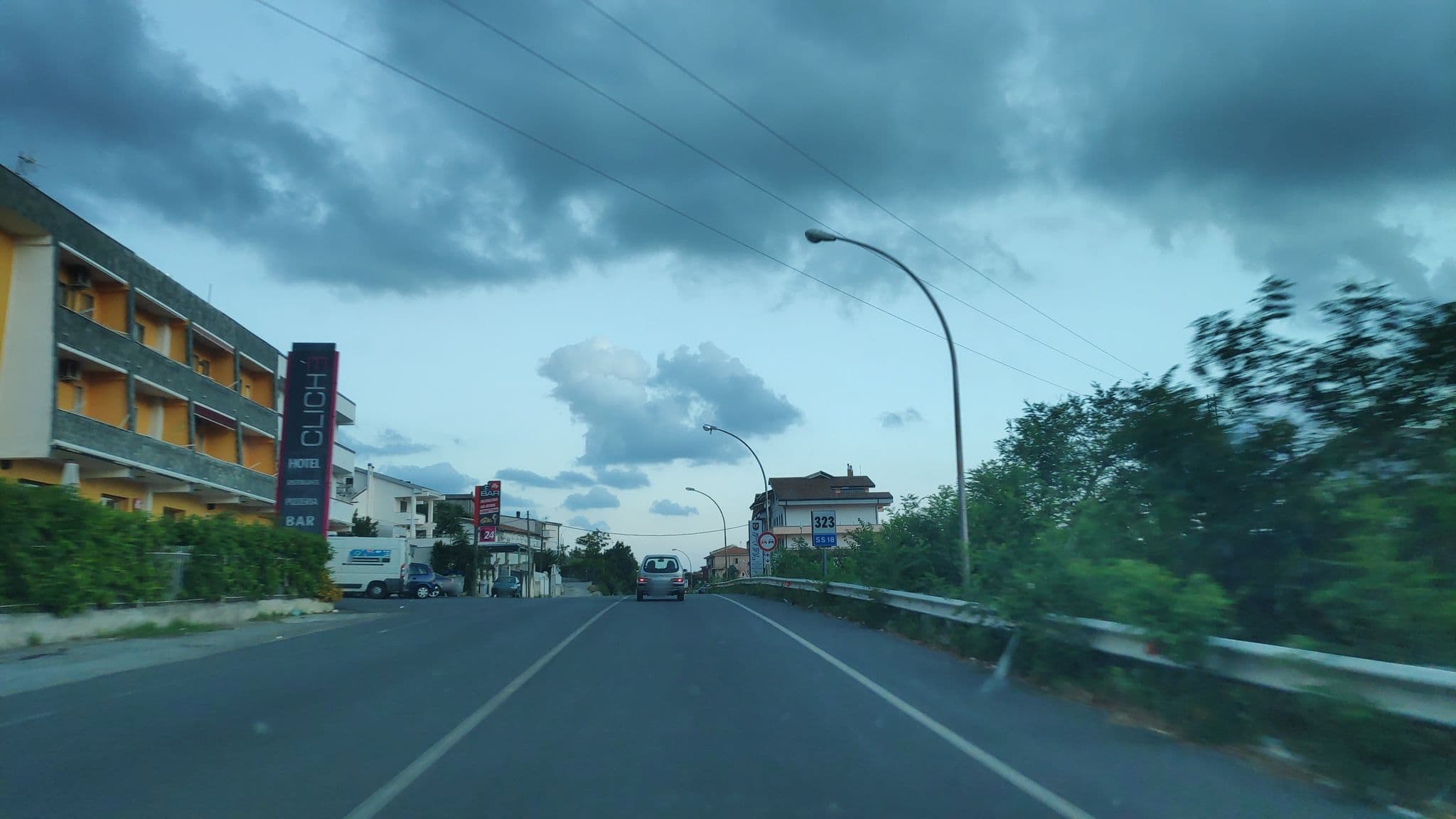 Street view near Hotel Cliché, San Lucido — © marcuscalabresus (CC BY-SA · Mapillary)