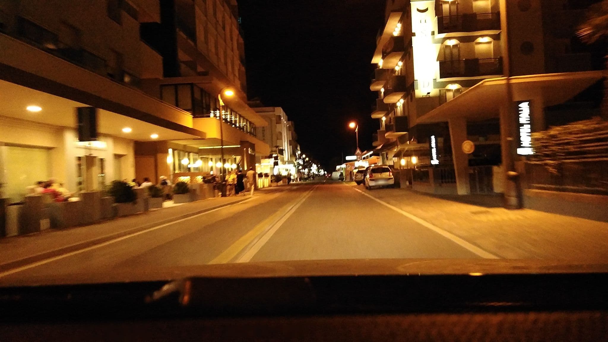 Street view near Hotel Italia, Bellaria-Igea Marina