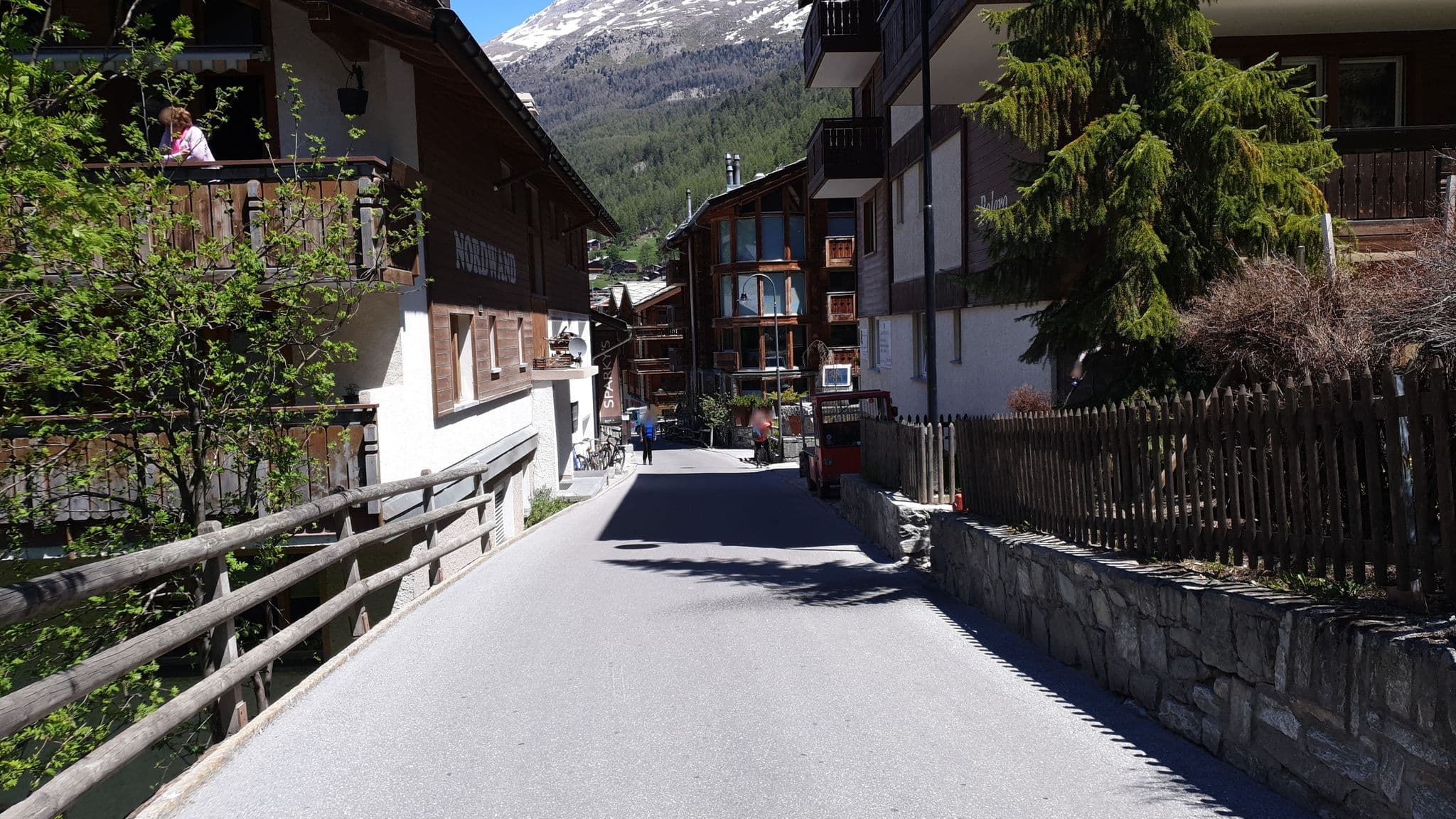 Street view near The Matterhorn, Zermatt