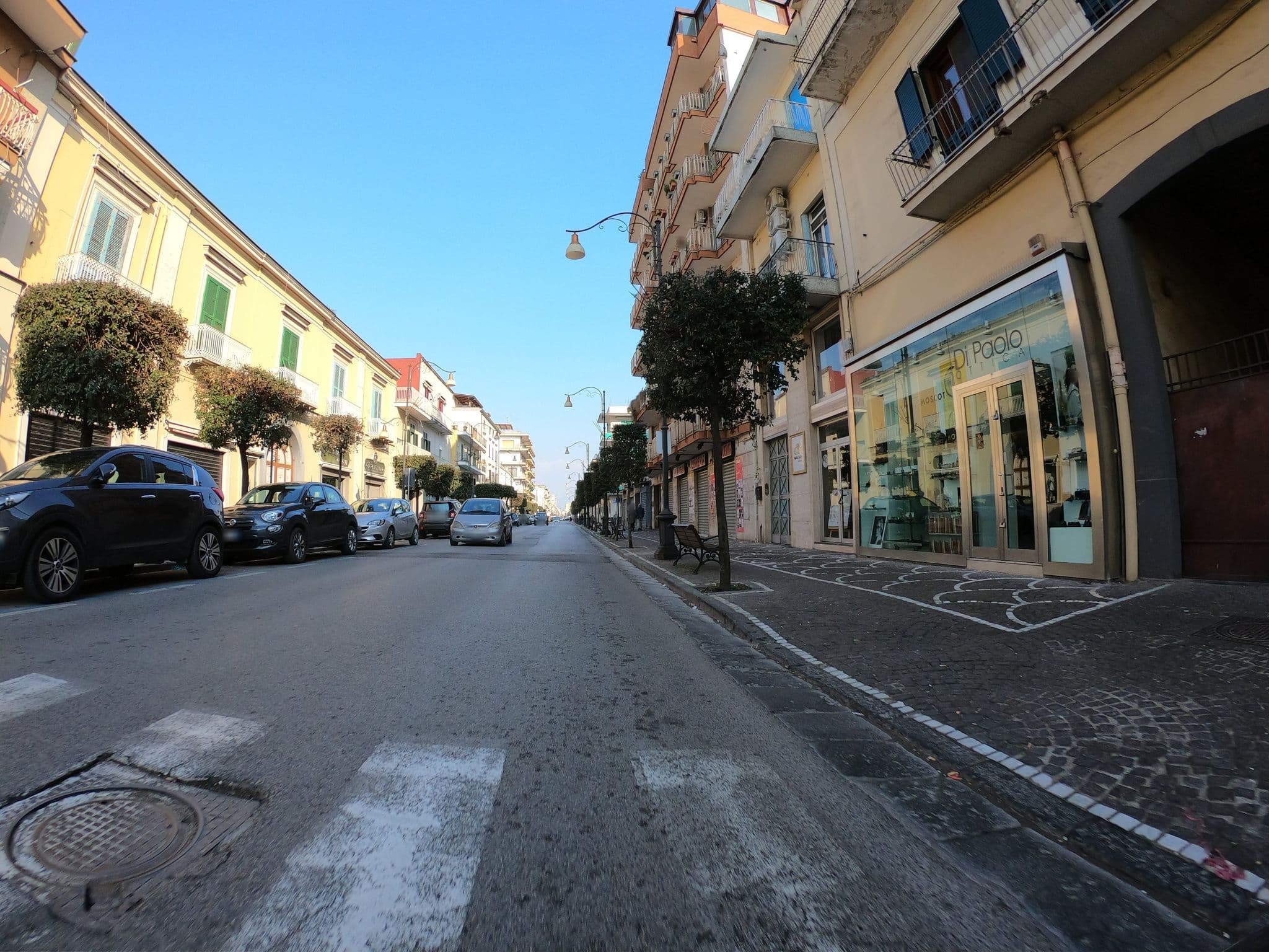 Street view near B&B Il Crepuscolo - Pompei, Pompei — © richlv (CC BY-SA · Mapillary)