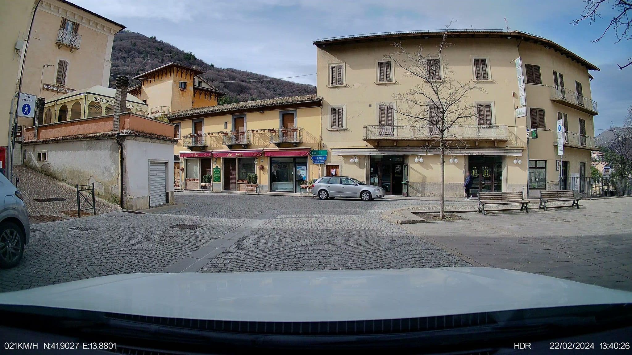 Street view near Albergo Belvedere, Scanno — © Hrabroslav (CC BY-SA · Mapillary)