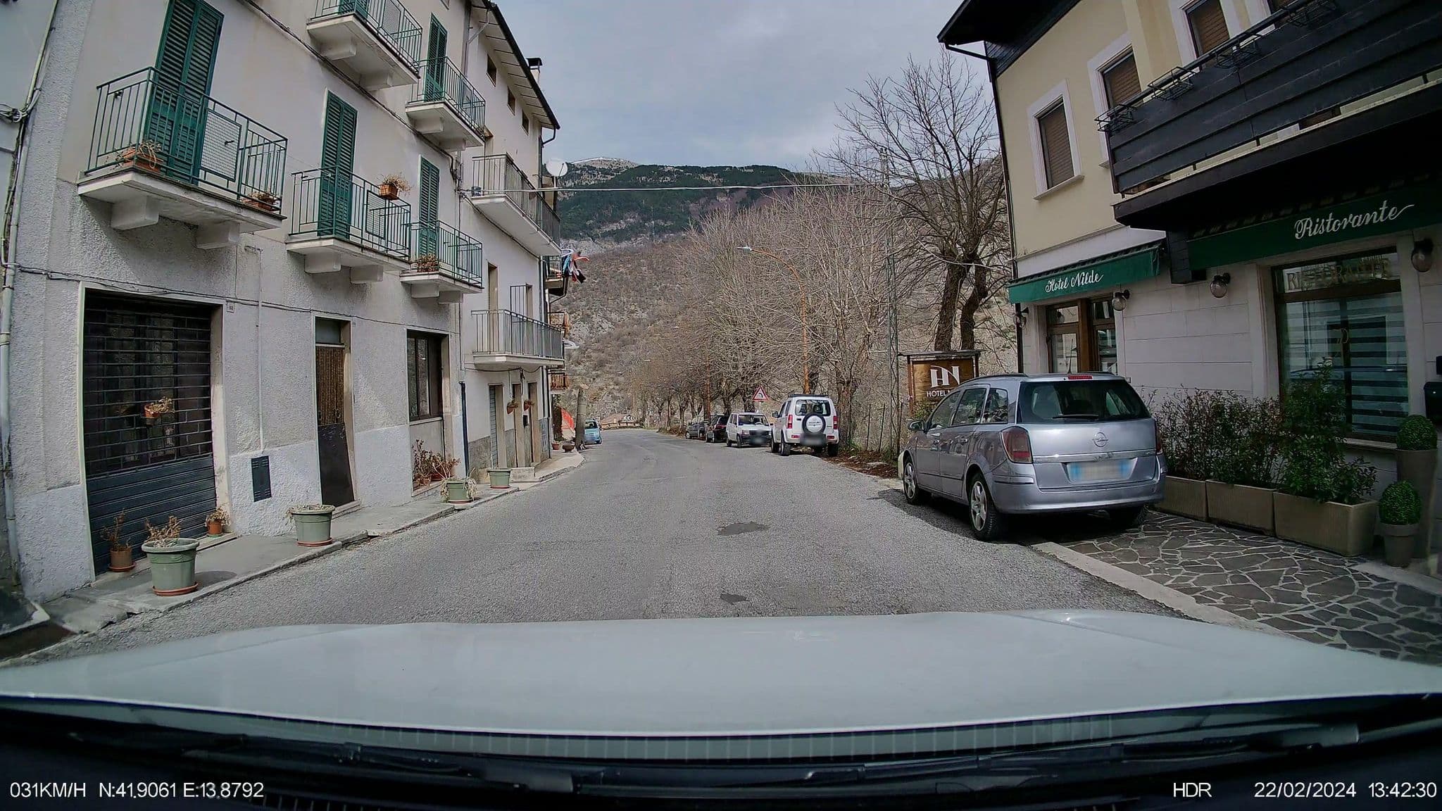 Street view near Hotel Nilde, Scanno — © Hrabroslav (CC BY-SA · Mapillary)