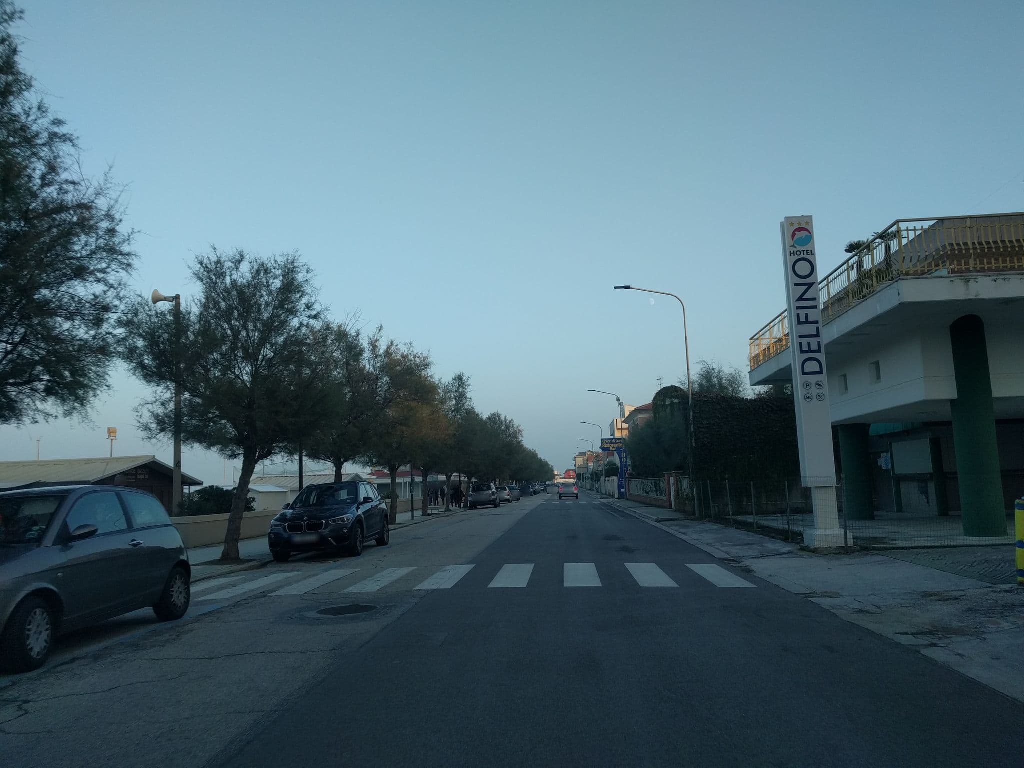 Street view near Hotel Delfino, Senigallia — © sorcrosc (CC BY-SA · Mapillary)