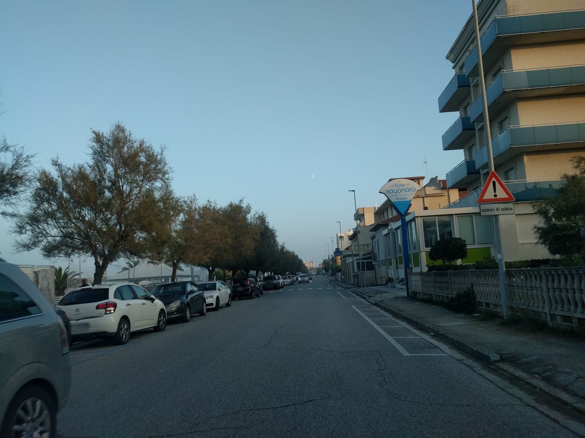 Street view near Hotel Sayonara, Senigallia — © sorcrosc (CC BY-SA · Mapillary)