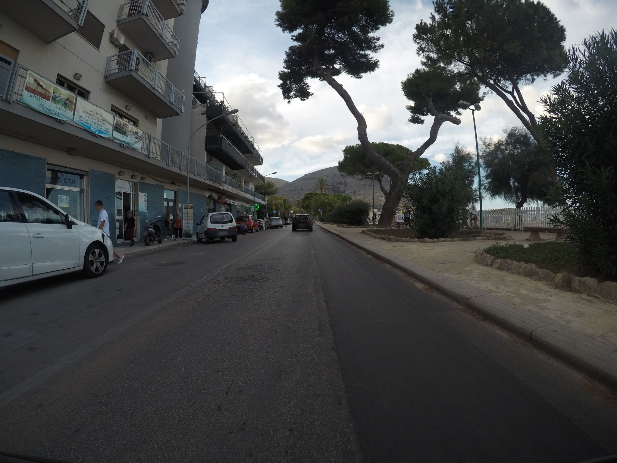 Street view near Mondello Beach - rooms by the sea, Sferracavallo — © chrisbeddow (CC BY-SA · Mapillary)