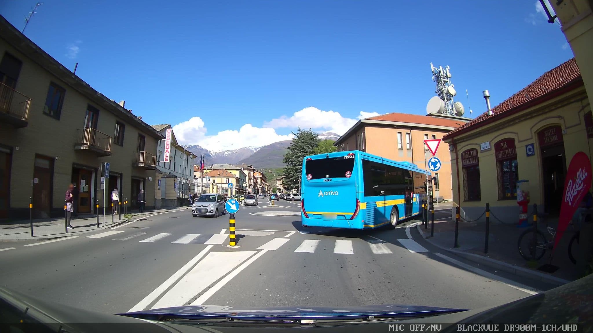 Street view near Hotel Susa, Susa — © jrachi (CC BY-SA · Mapillary)