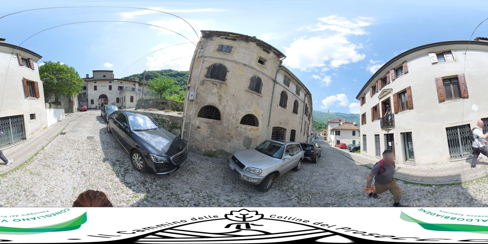 Street view near Castrum di Serravalle B&B di charme, Revine — © federicodebetto (CC BY-SA · Mapillary)