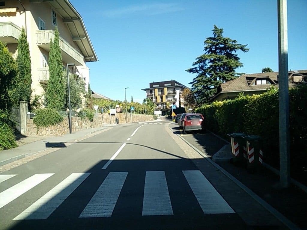 Street view near Apartments Das Hubertus, Termeno — © joostjakob (CC BY-SA · Mapillary)