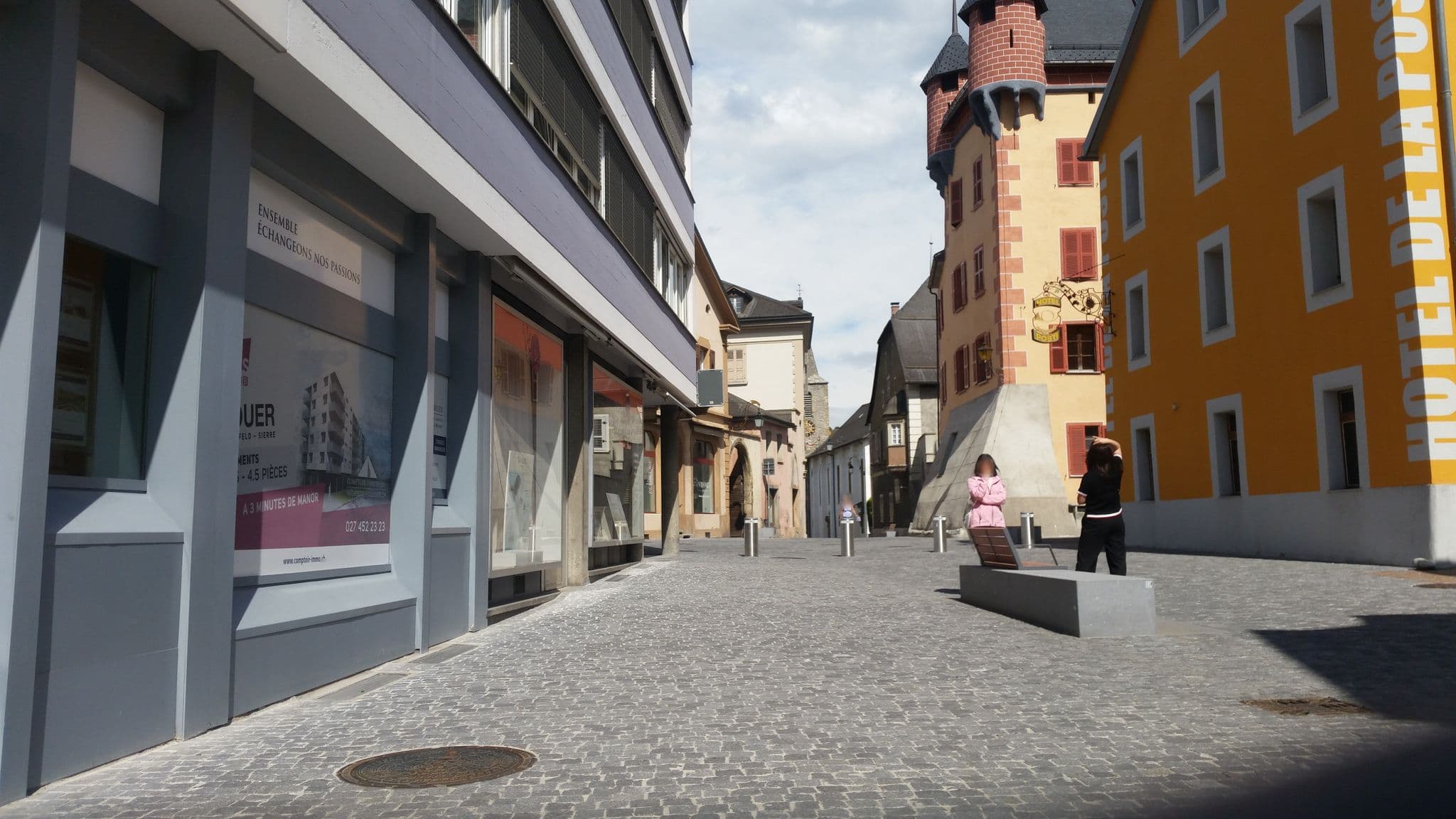 Street view near Hotel de la Poste, Sierre — © keigan (CC BY-SA · Mapillary)