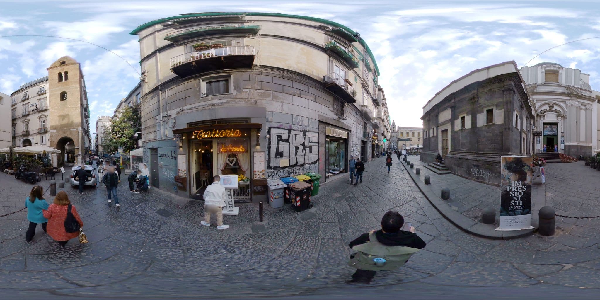 Street view near Naples Center Hotels, San Giuseppe — © mapconcierge (CC BY-SA · Mapillary)