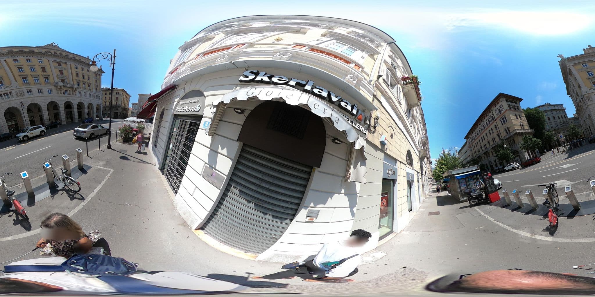 Street view near Trieste Center Rooms & Apartments Fiori di Trieste, Trieste — © mircozorzo (CC BY-SA · Mapillary)