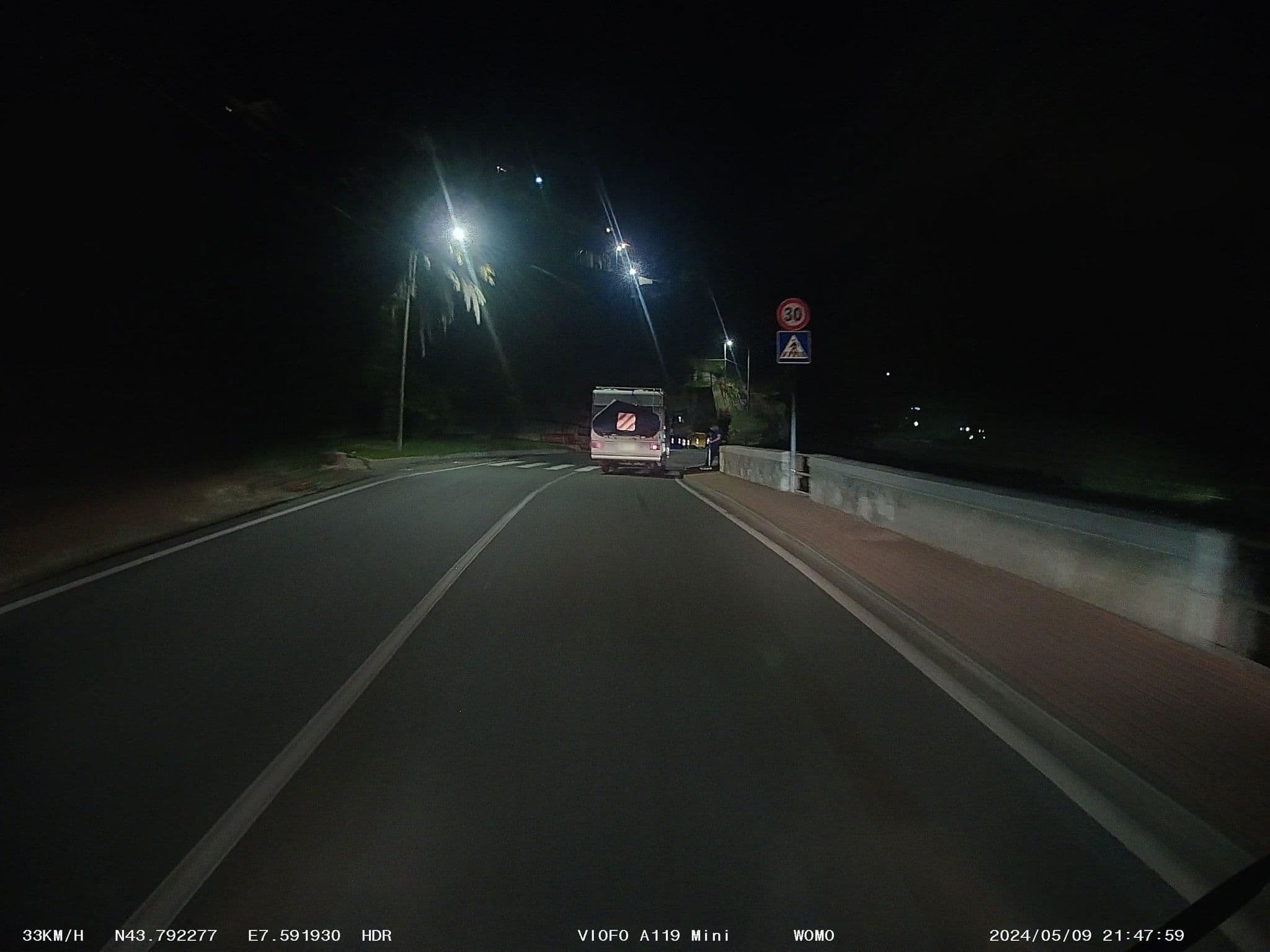 Street view near B&B le Calandre, Ventimiglia — © soulcover (CC BY-SA · Mapillary)