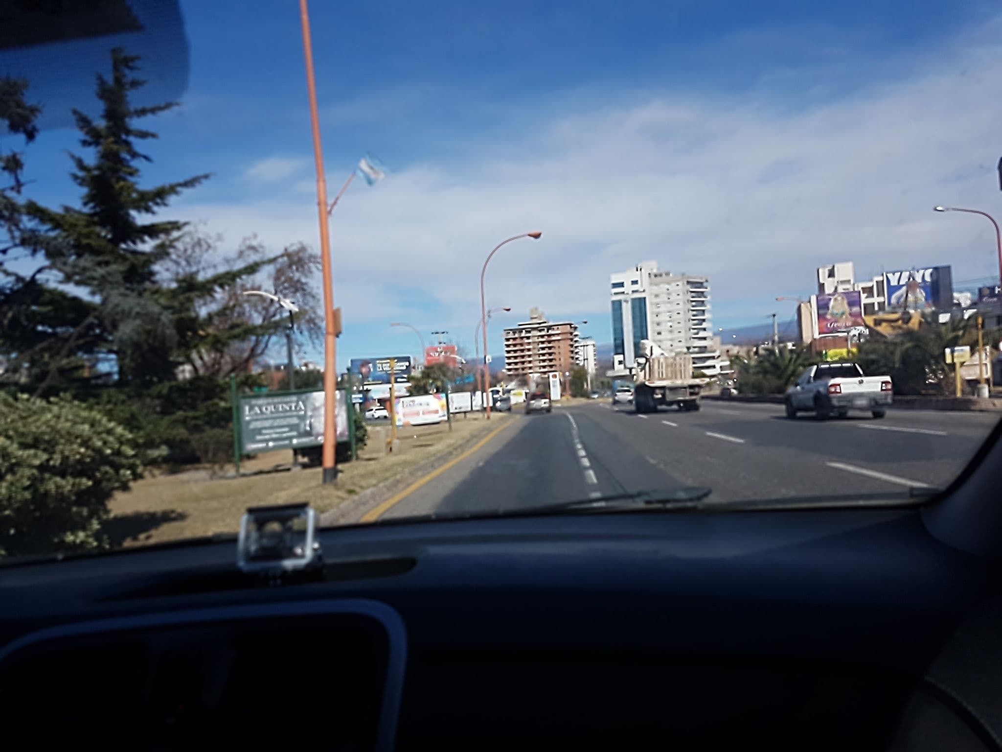 Street view near Hotel Andino, Villa Carlos Paz