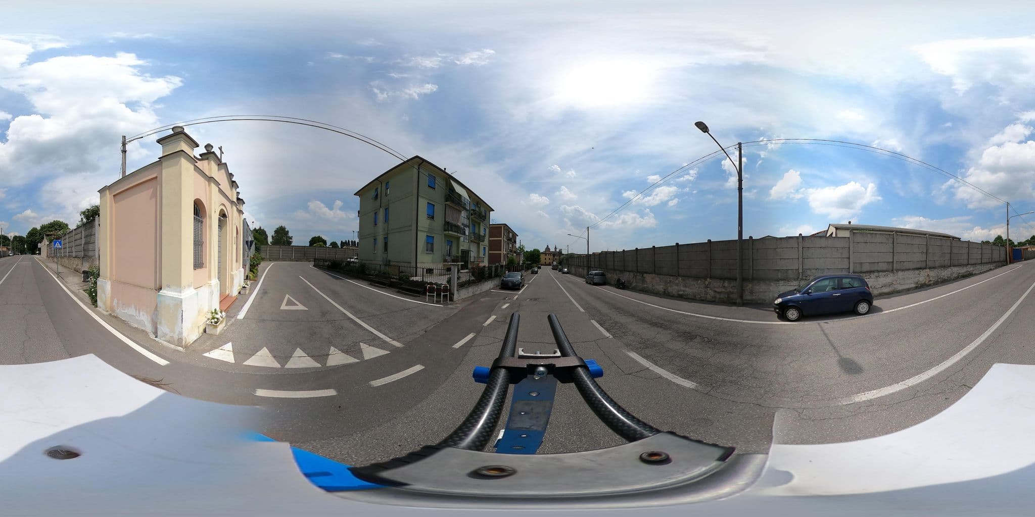 Street view near Holiday Home La Dama di Fiori, Verolanuova — © wegavision (CC BY-SA · Mapillary)
