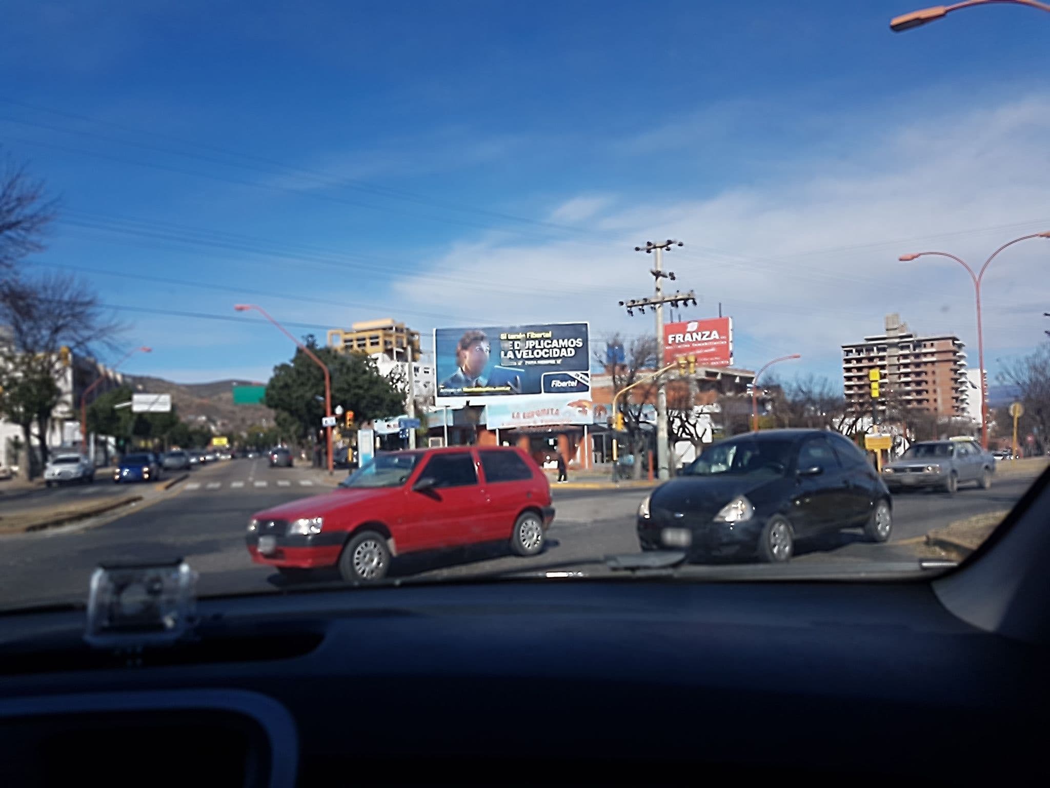 Street view near Hotel Mont Pelé, Villa Carlos Paz