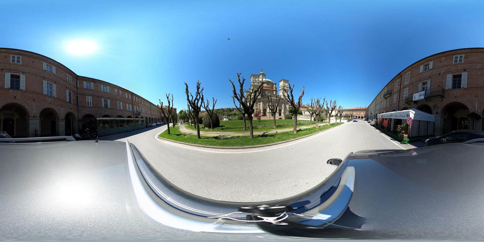 Street view near Hotel Portici, Vicoforte — © canfe (CC BY-SA · Mapillary)
