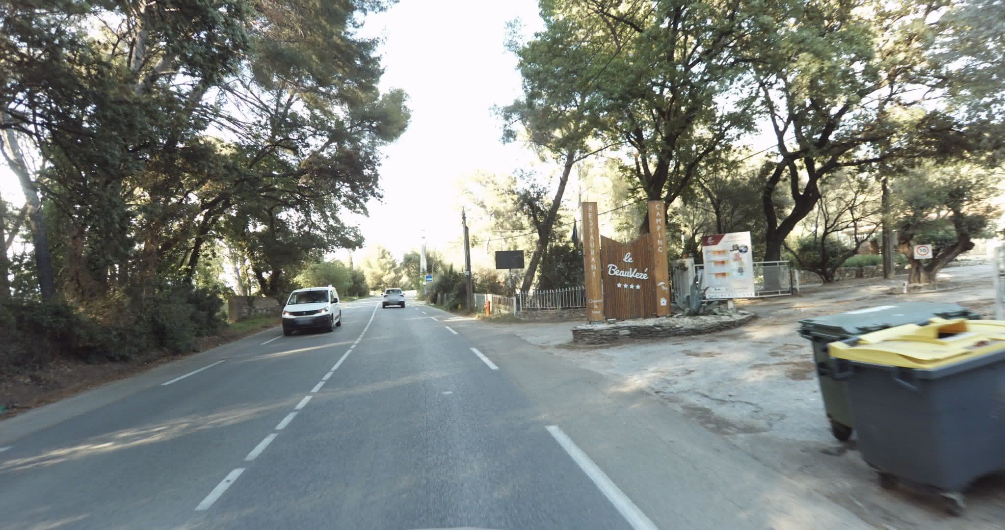 Street view near Camping le Beauvezé, Carqueiranne — © sogefi (CC BY-SA · Mapillary)